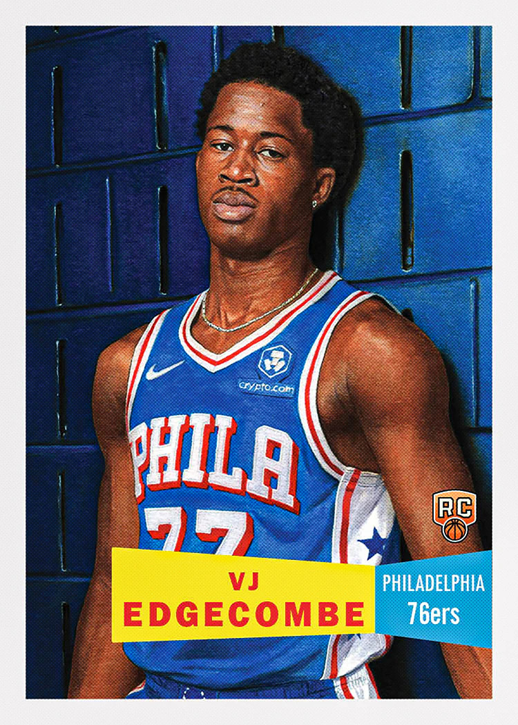 2026 Topps Living Set Basketball Card 17 VJ Edgecombe RC – 25 Cent Shipping!