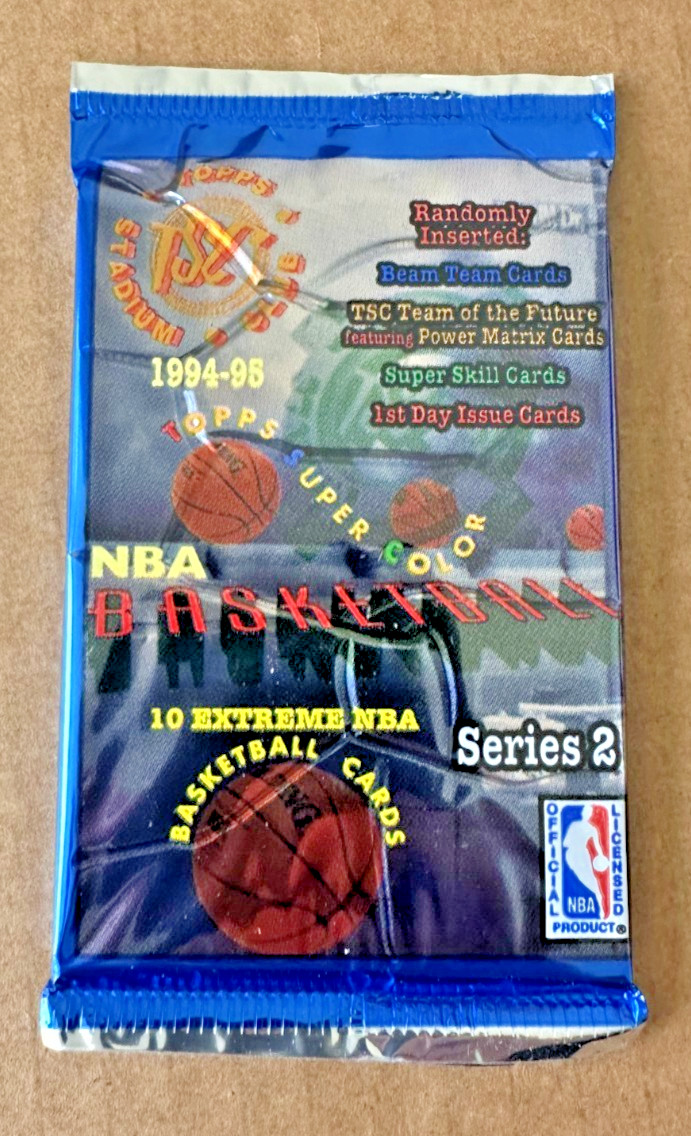 1994-95 Topps Stadium Club TSC Series 2 Pack Grant Hill Jason Kidd RC Beam Team