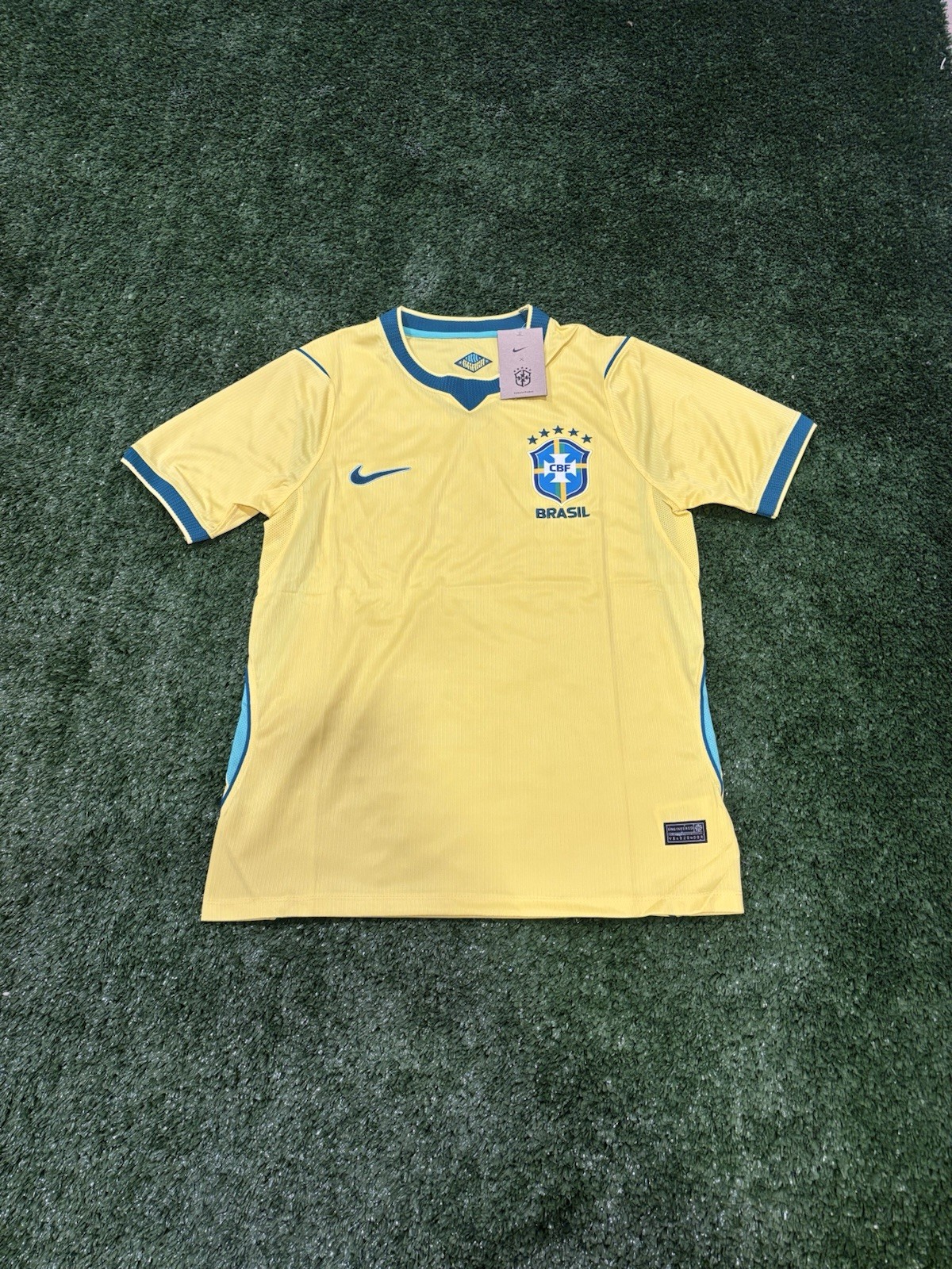 NWT 2026 WC Brazil Home Yellow Adult Soccer Jersey