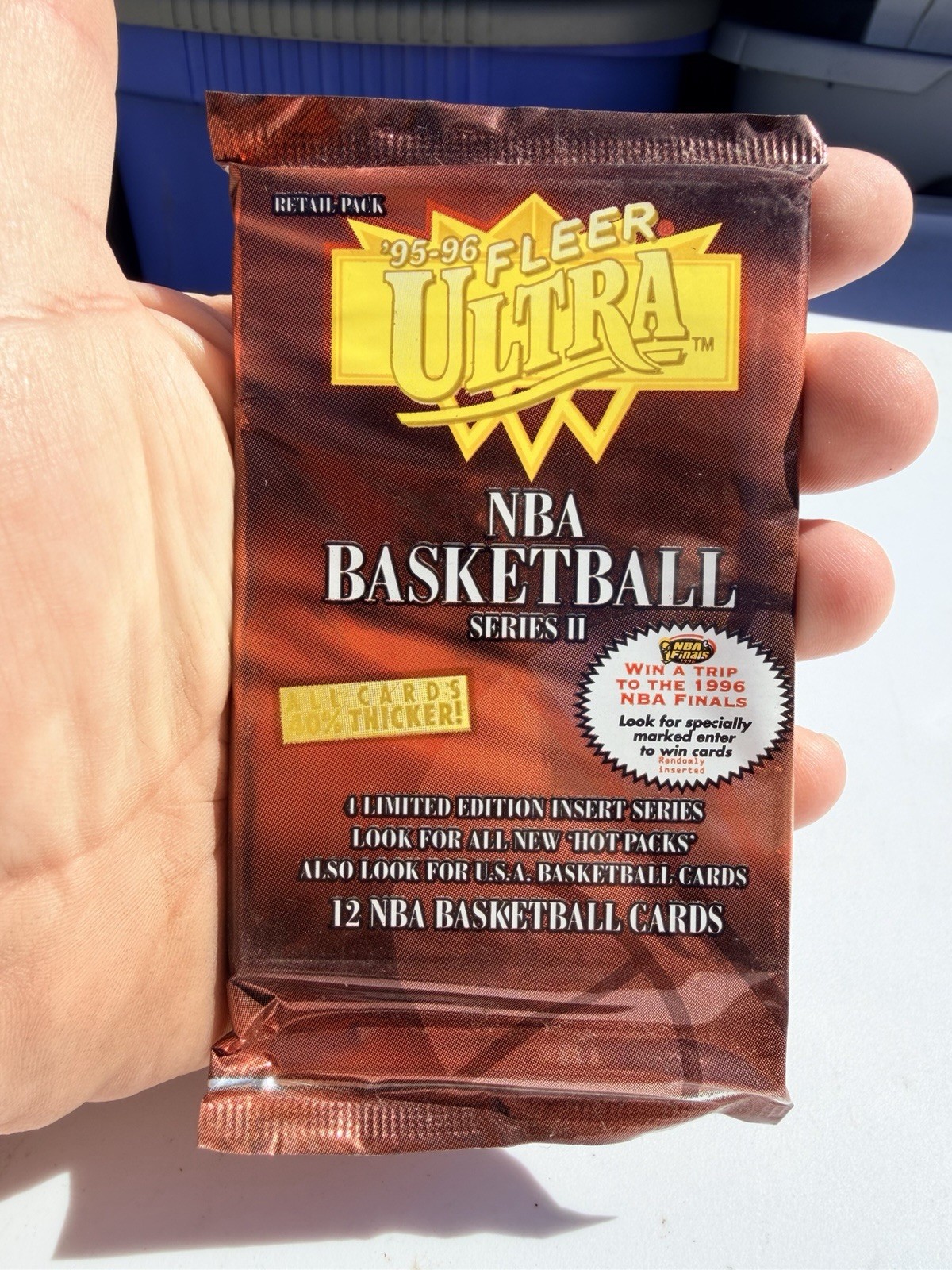 1995-96 FLEER ULTRA NBA Basketball Series 2 RETAIL Pack Sealed