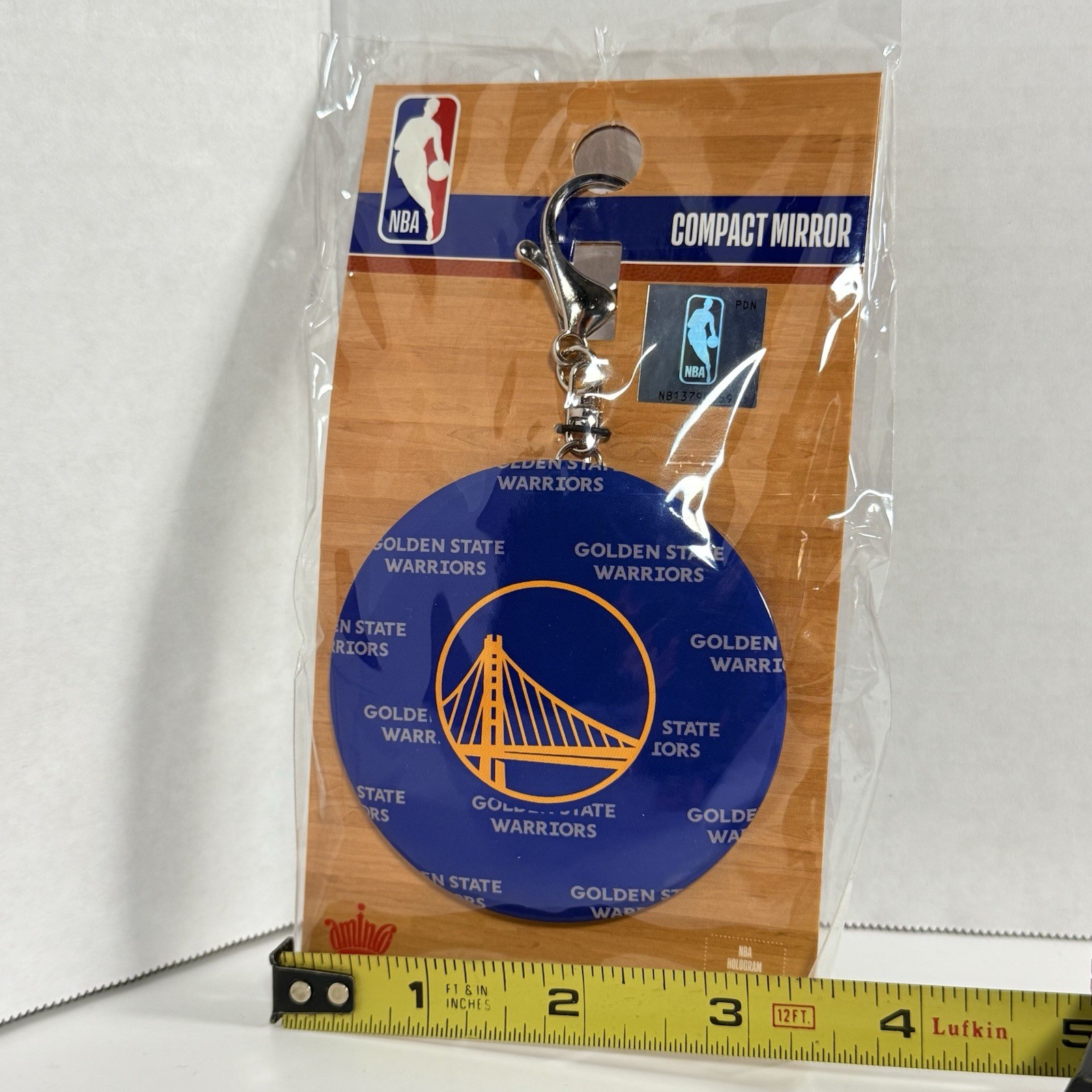 Golden State Warriors NBA Compact Mirror Keychain Officially Licensed NEW