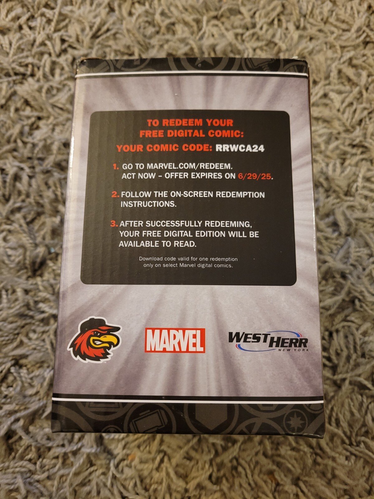 ROCHESTER RED WINGS MARVEL CAPTAIN AMERICA SGA BOBBLEHEAD!