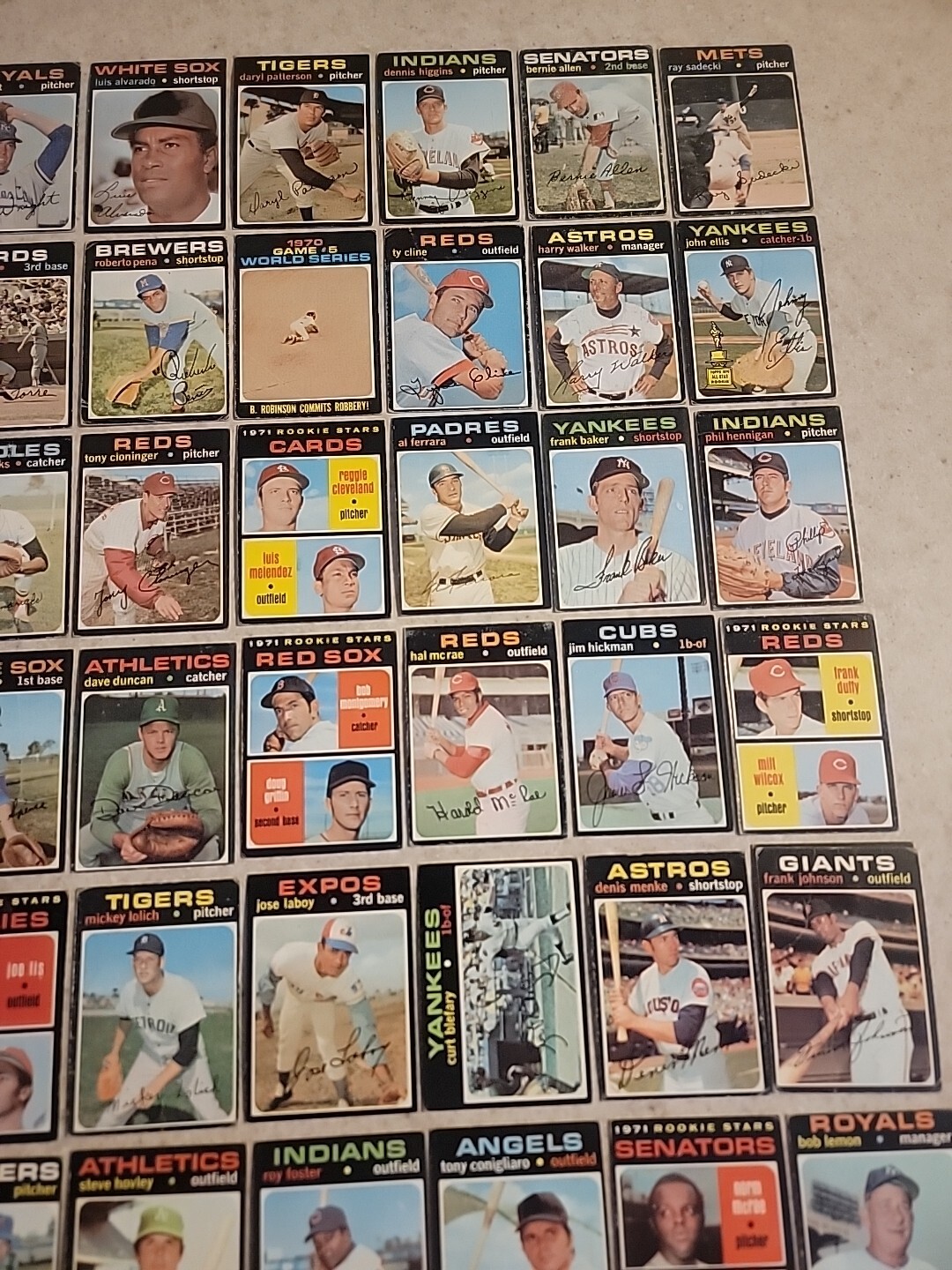 1971 Topps Baseball Your Choice 376-752