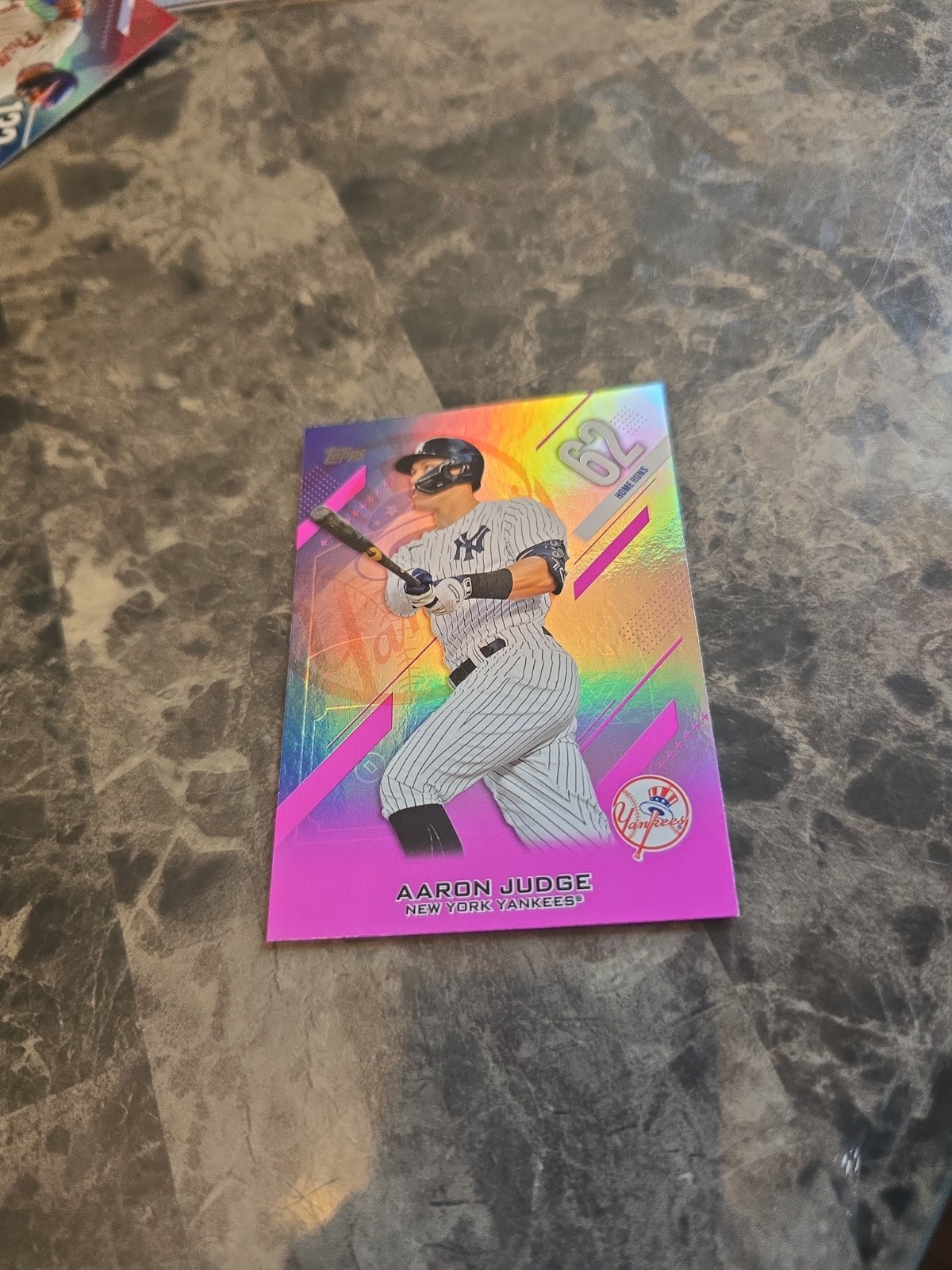 AARON JUDGE 2026 Topps Series 2 ⚾️ 2022 Home Run Leaders # CN-1 PINK HOLO SSP
