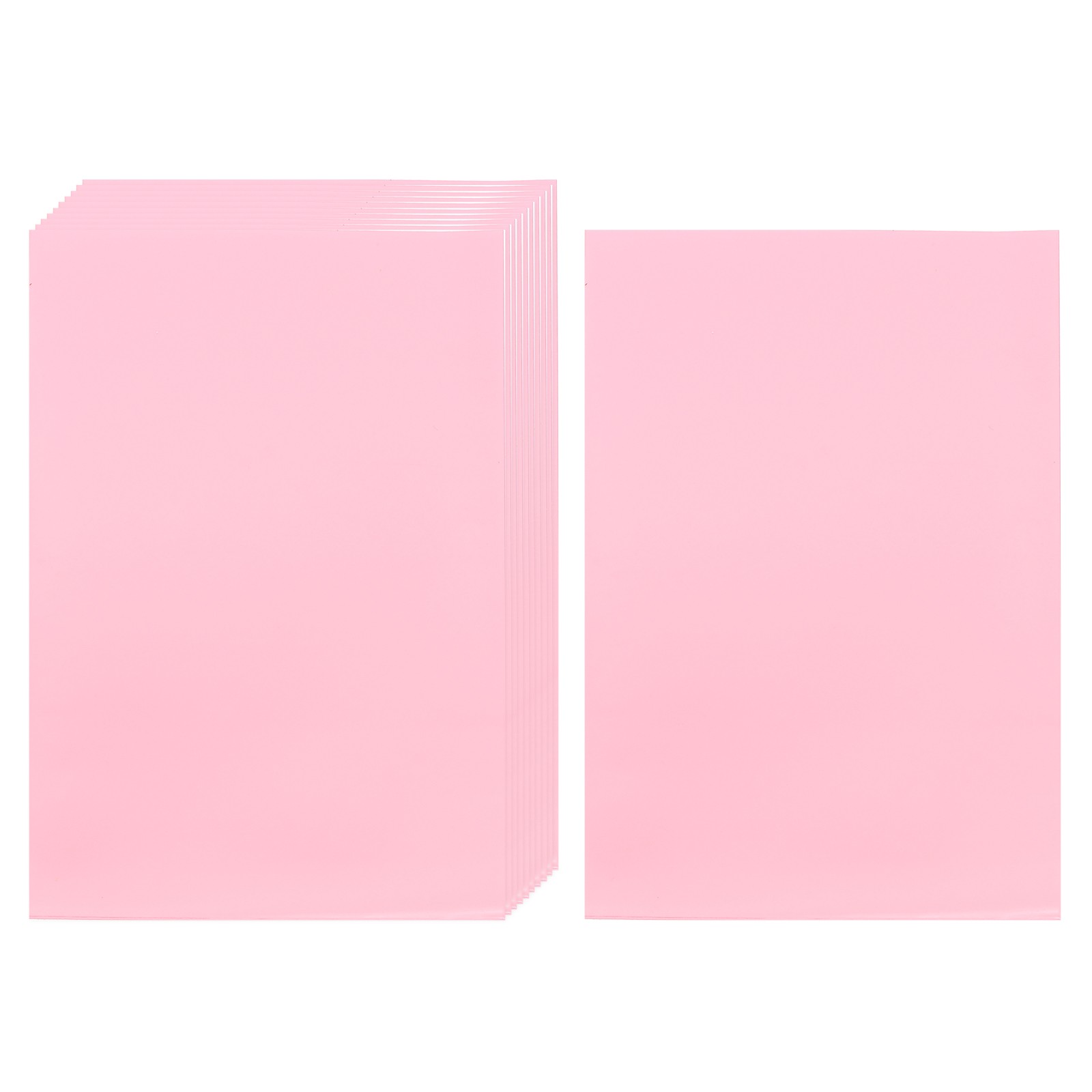 200Pcs Photocard Sleeves 61 x 91mm Kpop Card Protector Holder Pink
