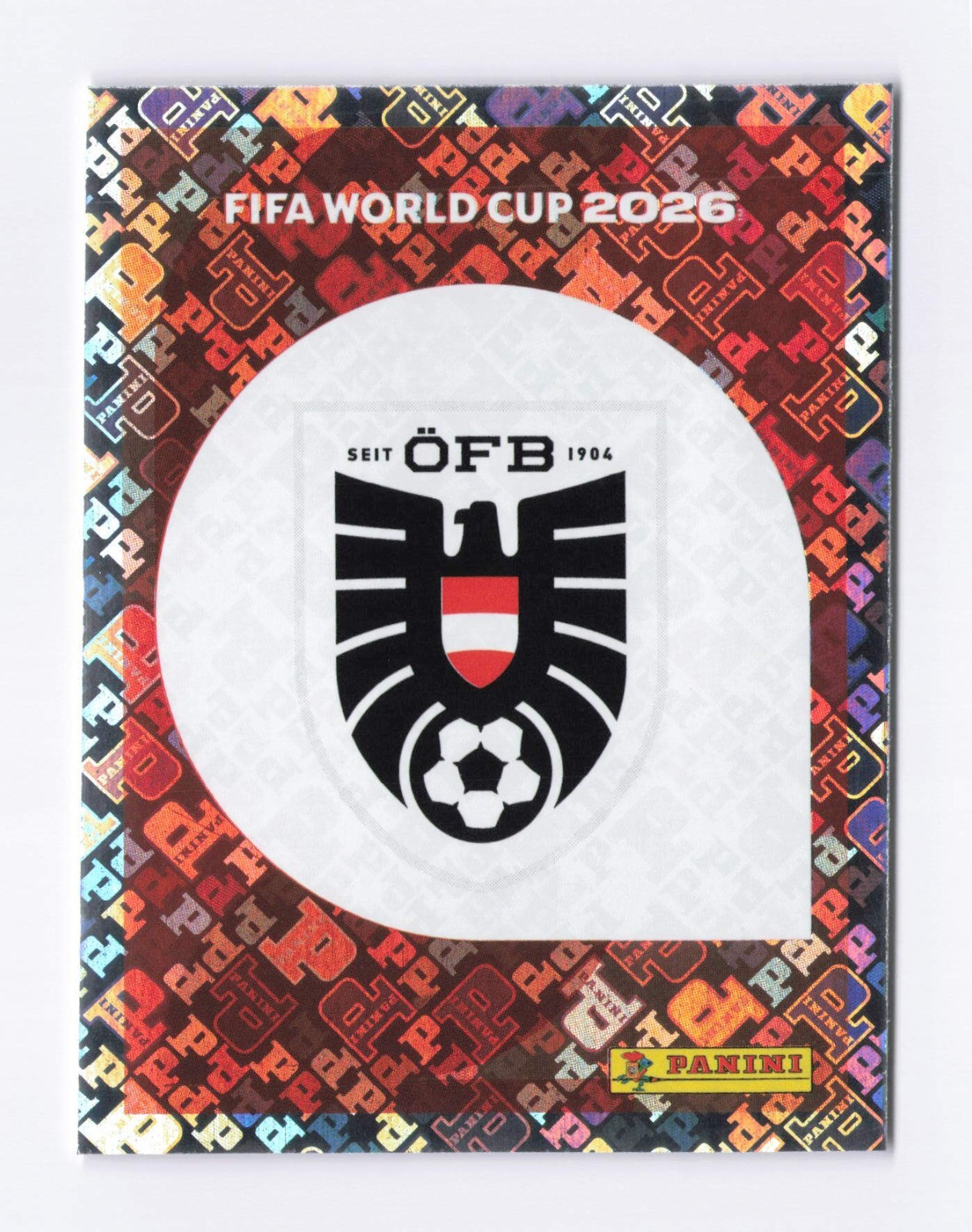 2026 Panini FIFA World Cup Sticker Collection #AUT1 Team Logo Austria Foil