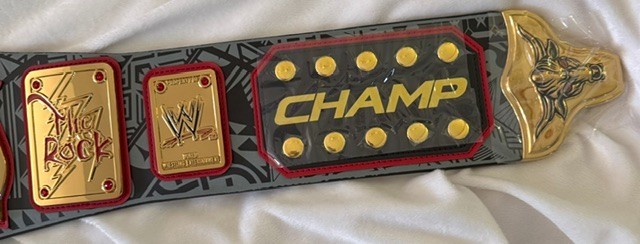WWE Official Authentic Replica Belt- THE ROCK – Signature Series Swarovski