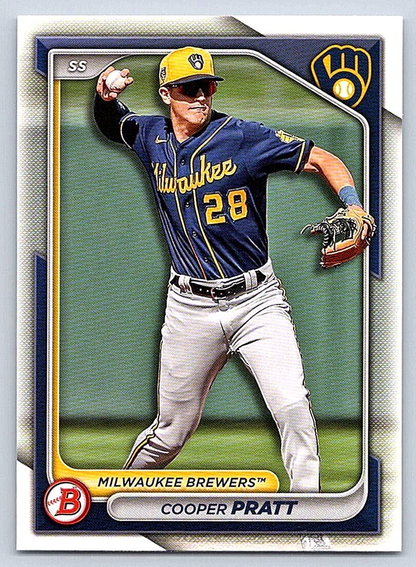 COOPER PRATT BREWERS 2024 BOWMAN DRAFT #BD-84