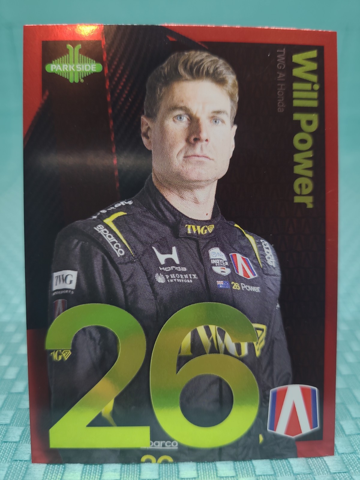 2026 Parkside Andretti Team Set Red Foil Parallel Single – Will Power 3