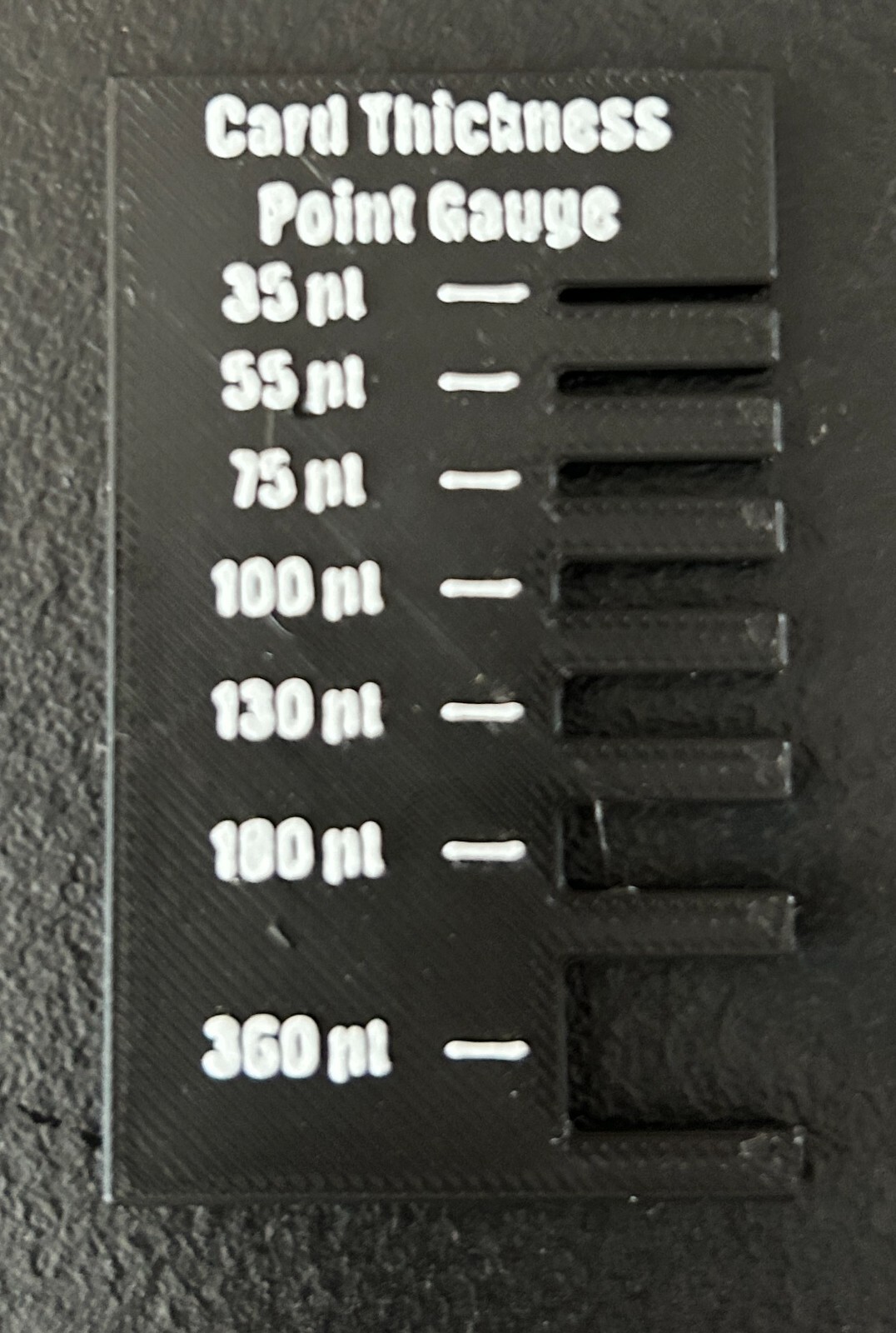 Card Comb Trading Card Thickness Gauge To Choose Right Toploader or One-Touch