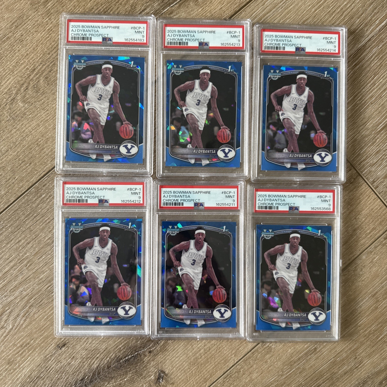2025 Bowman Sapphire Basketball AJ Dybansta Mint 9