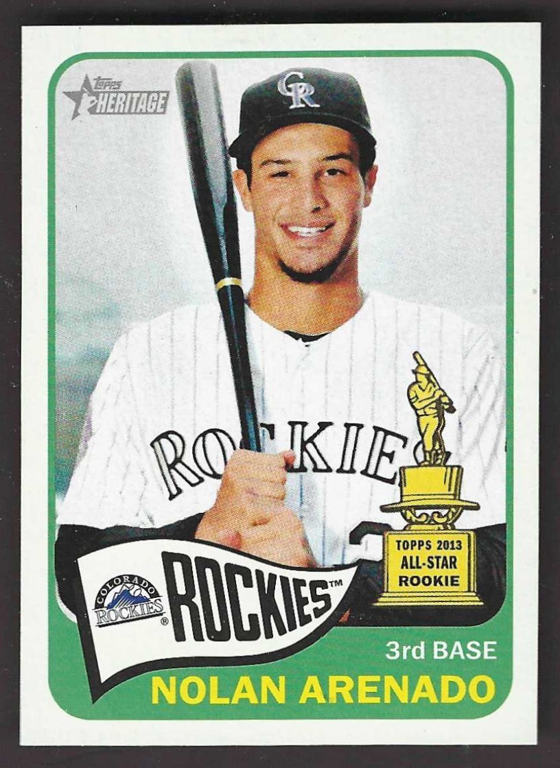 2014 Topps Heritage SP Nolan Arenado 478 Shortprint RC NM or Better 11826