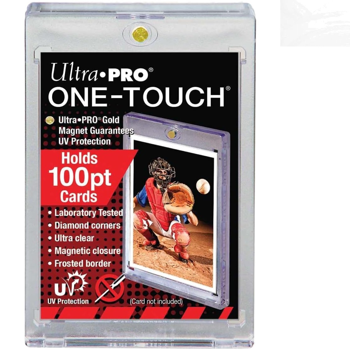 Diamond Cut Magnetic 100pt Card Holder – Perfect for Autographed Collectibles