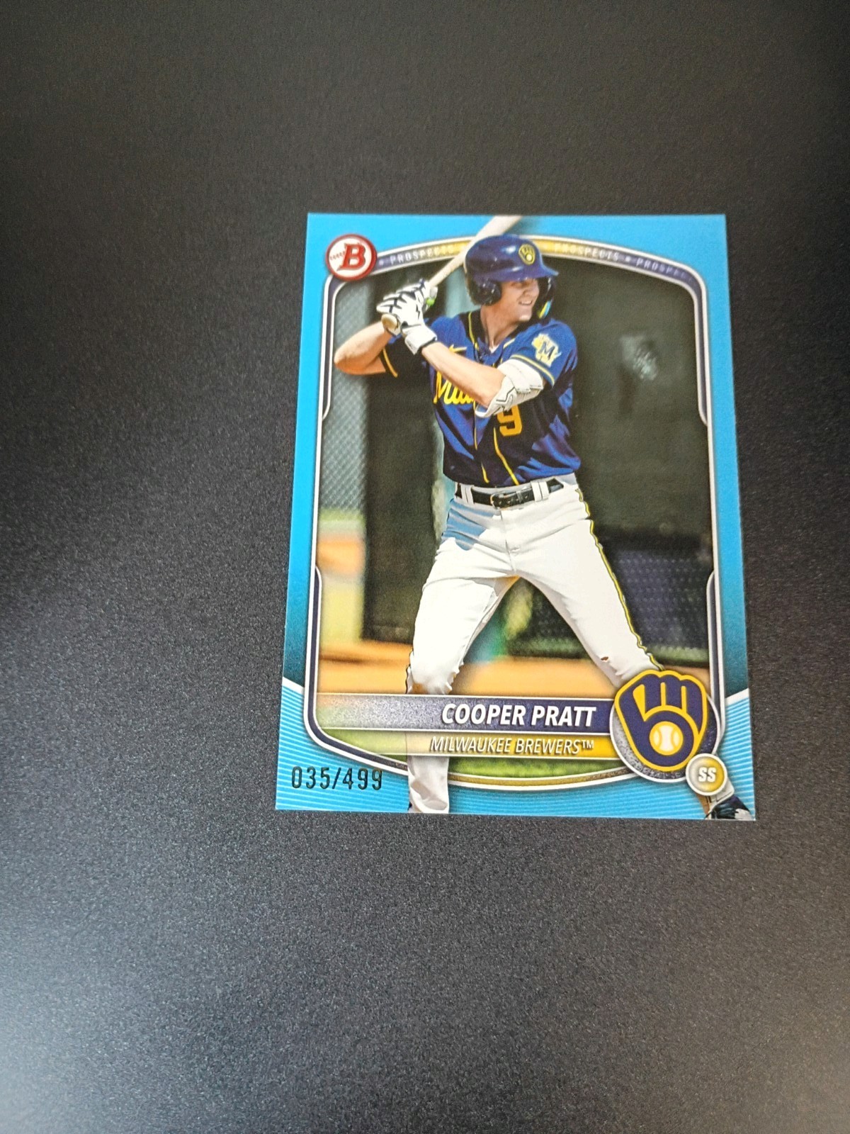 2025 Bowman Light Blue Paper Cooper Pratt 35/499