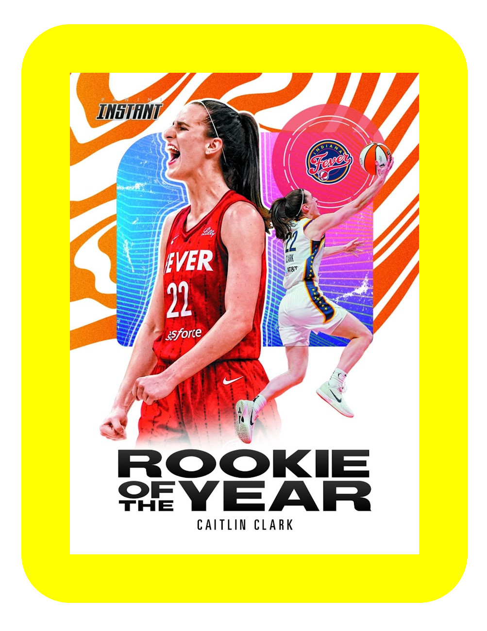 Caitlin Clark – 2024 Panini Instant WNBA Rookie Of The Year #CCROY PRESALE