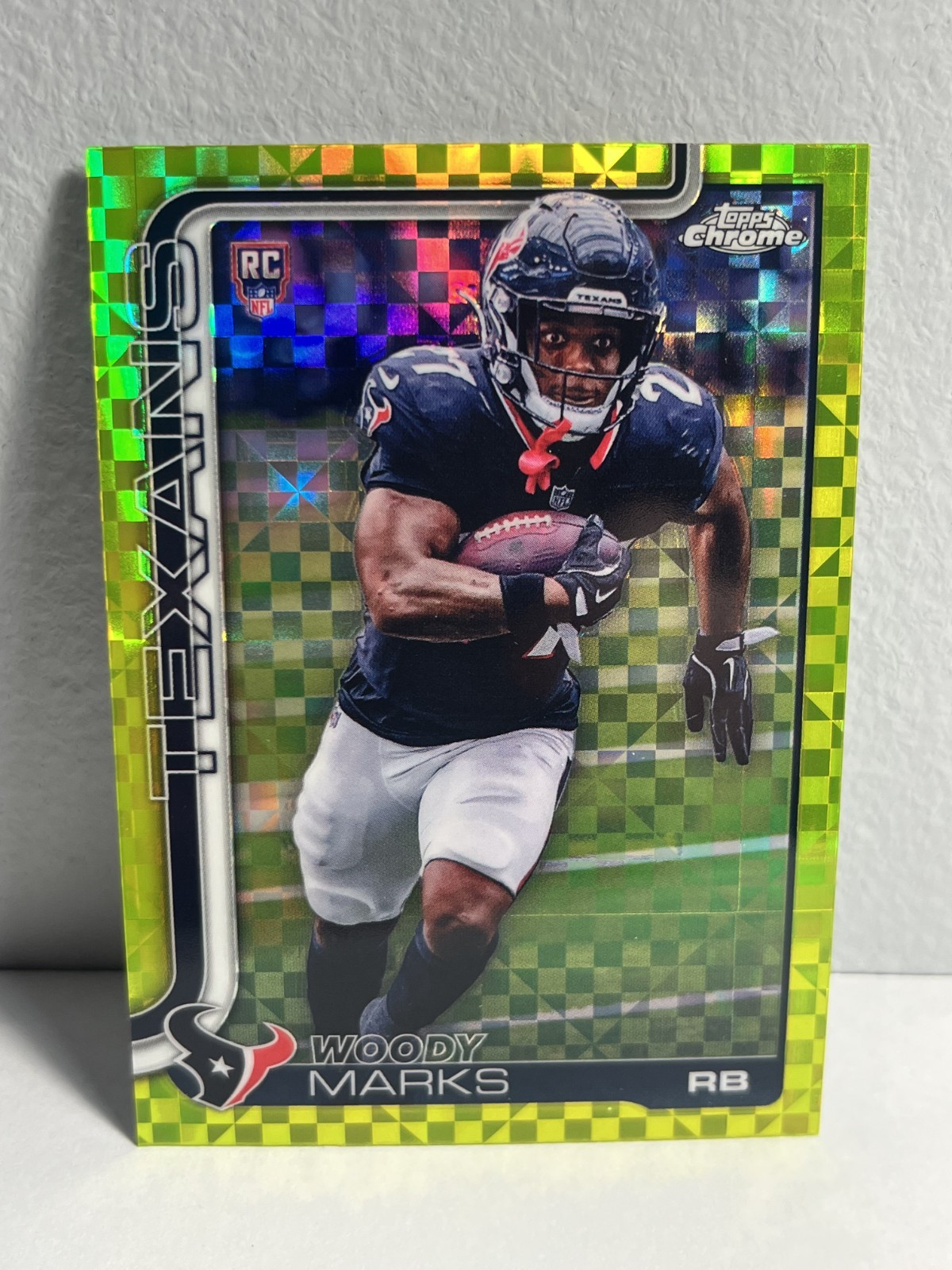 2025 Topps Chrome #372 Woody Marks Lime Green X-Fractor