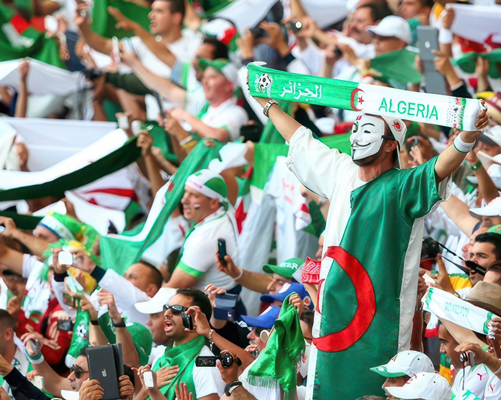 Algeria Fans World Cup 8×10 Photo Print Soccer Stadium Poster Wall Art