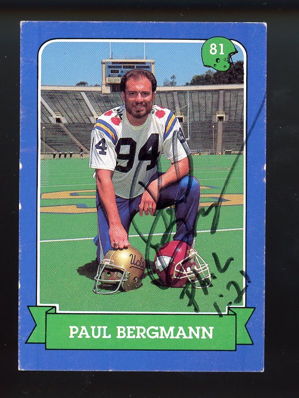 1988 Sports World Ministries #NON Paul Bergman Auto Very good