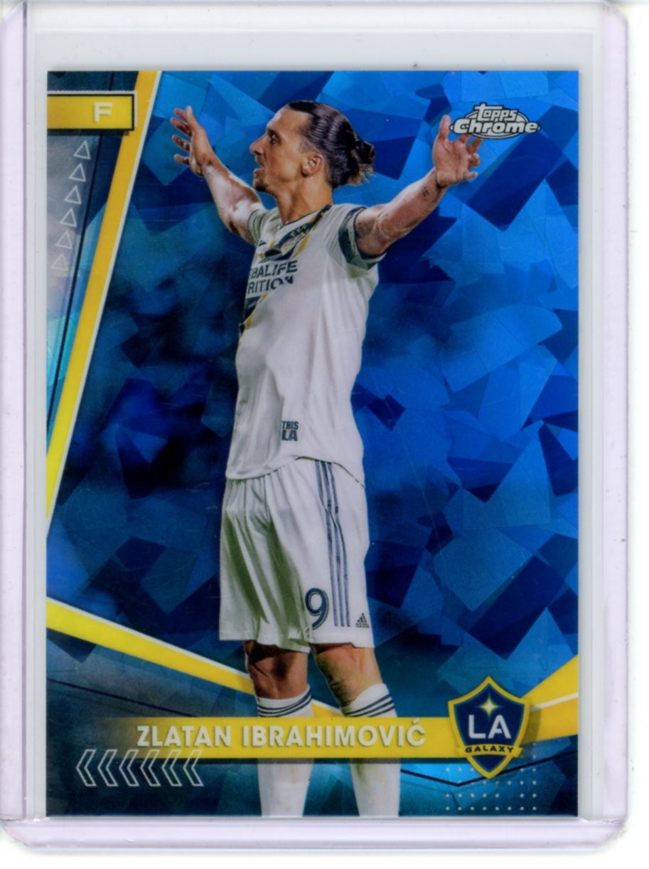 2024 TOPPS CHROME MLS SOCCER PHOTO VARIATION SAPPHIRE ZLATAN IBRAHIMOVIC #150