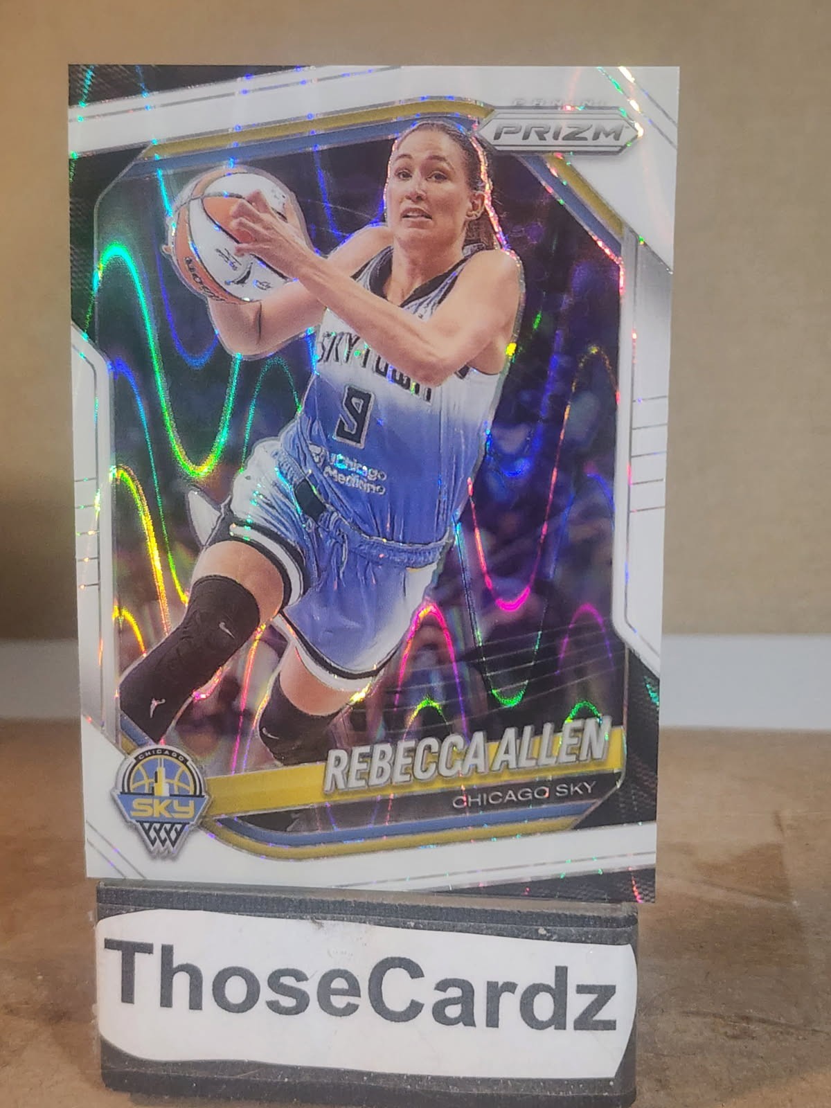 2025 Panini Prizm WNBA White Seismic Prizm #67 Rebecca Allen