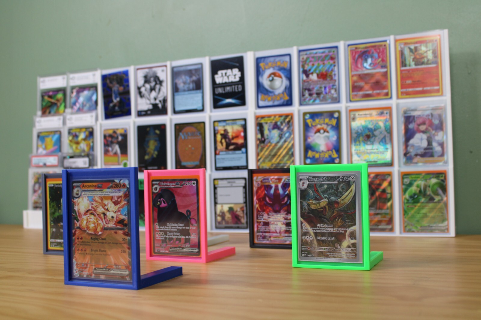 3D Printed Toploader Single Card Holder Stand – Upright Display UltraPro