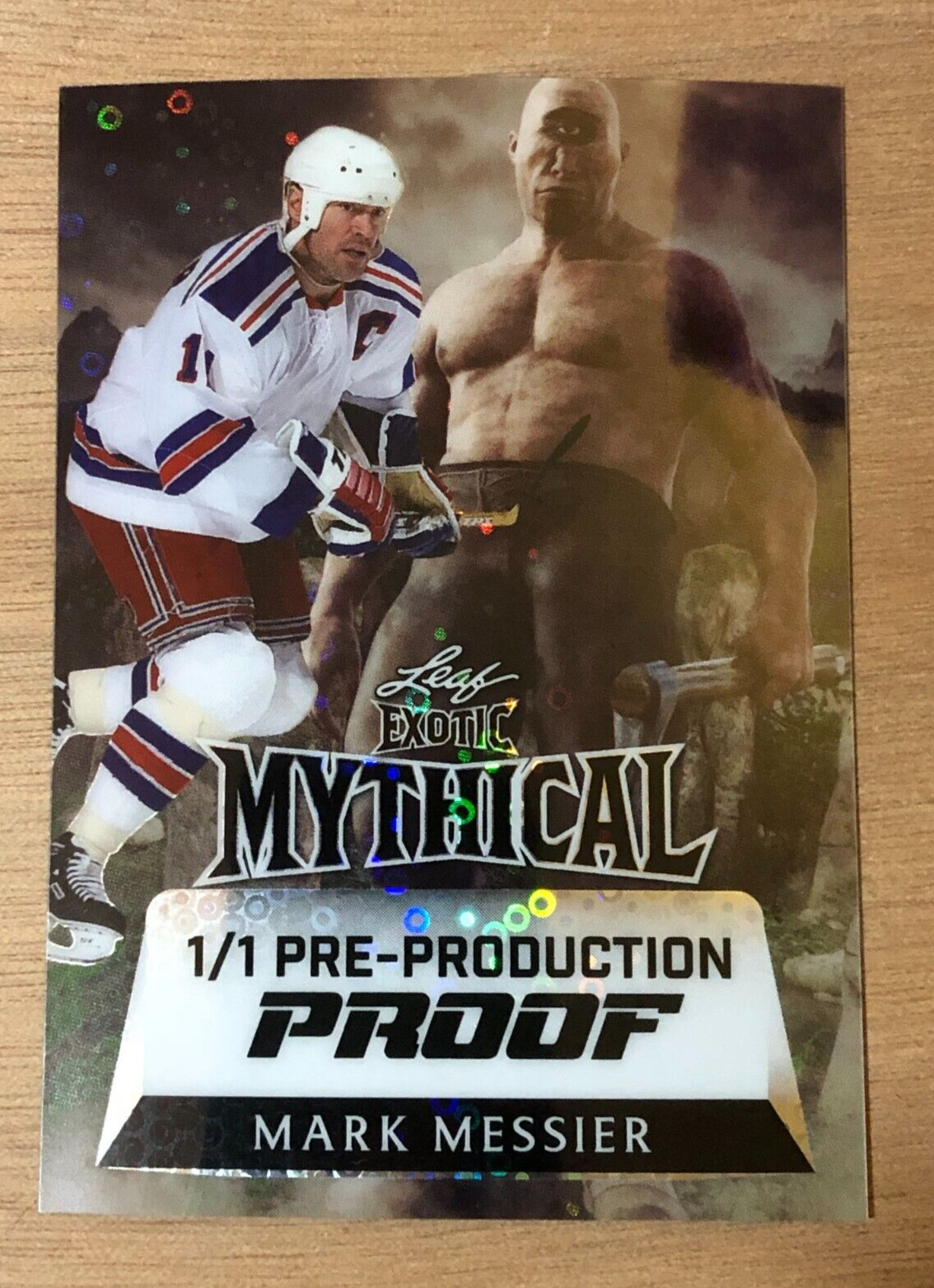 2024 Leaf Exotic 🏒 MARK MESSIER Donut CYCLOPS #1/1 OILERS Rangers Canada HOF