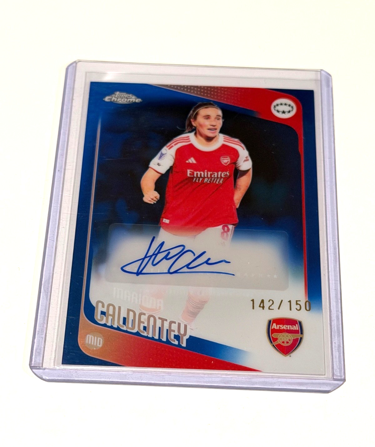 Mariona Caldentey AUTO /150, 2025-26 Topps Chrome UEFA Women’s Champions League
