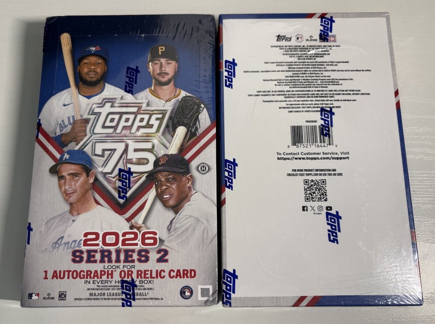 2026 Topps Serie 2 Baseball Hobby Box- Factory Sealed- In Hand, Same Day Shippin