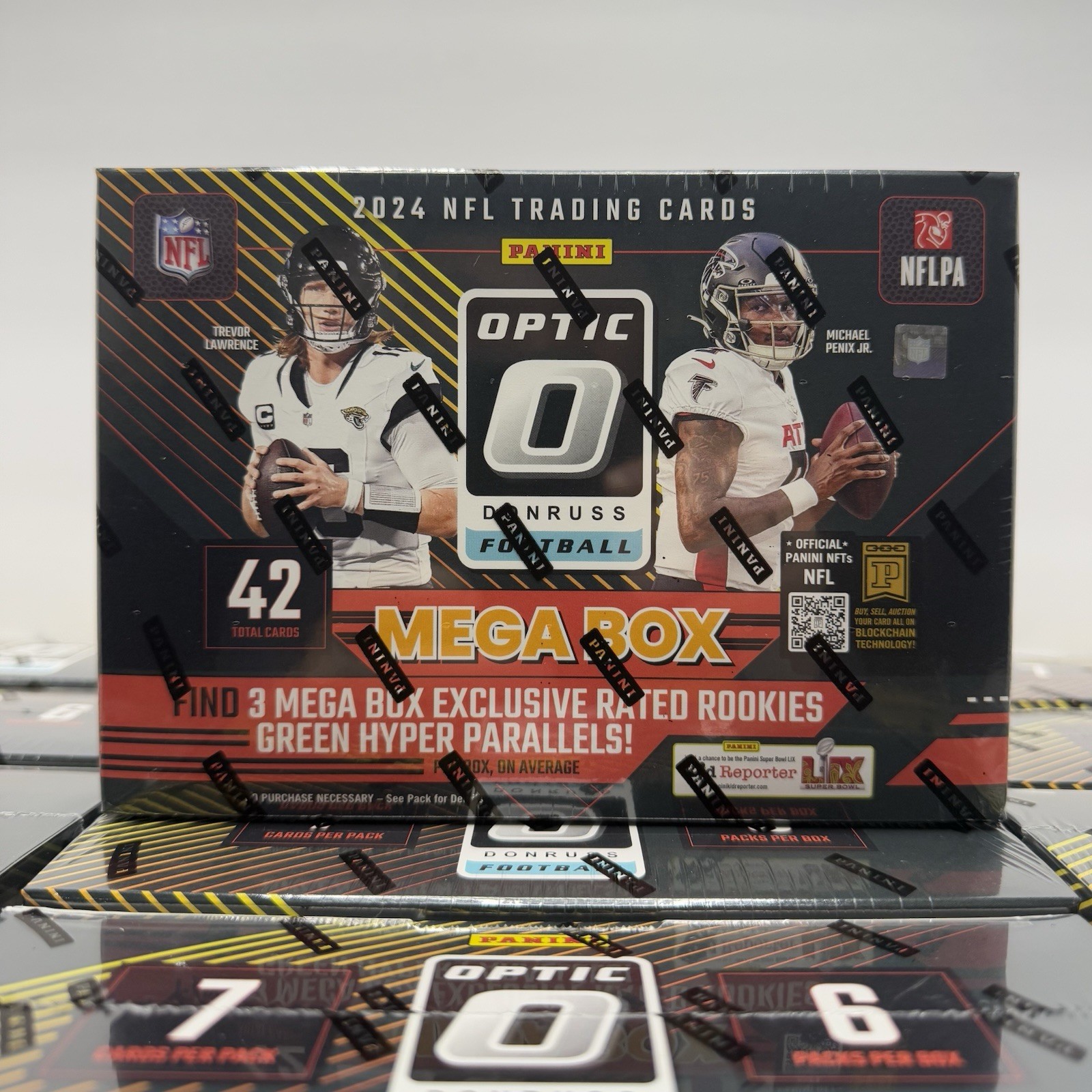 2024 Panini NFL Optic Donruss Football Mega Box Trading Cards *NEW SEALED*