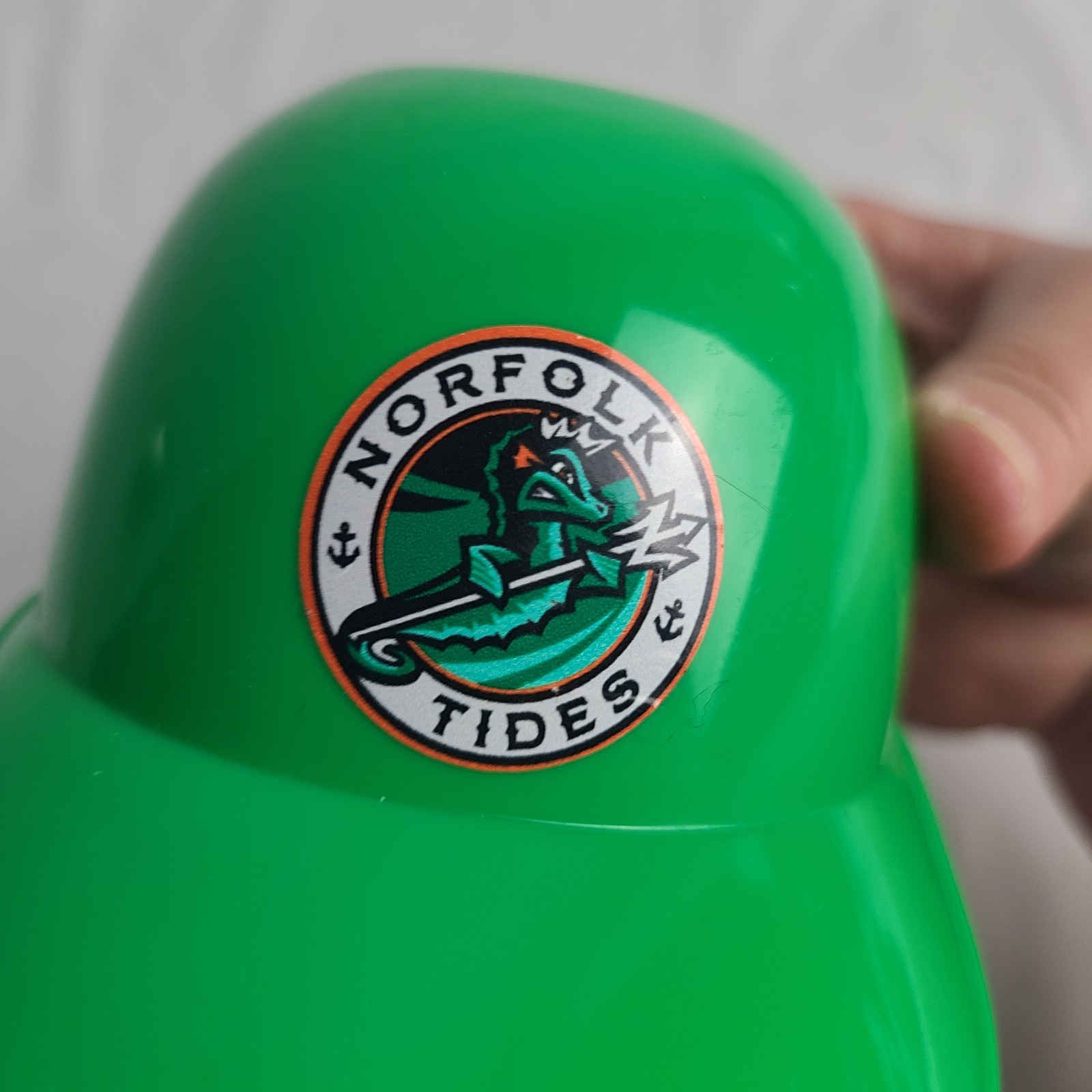Norfolk Tides Ice Cream Helmet Baseball Mini Snack Bowl MiLB Minor League