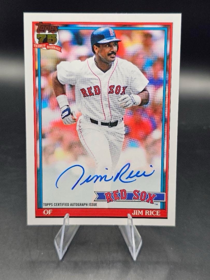 2026 Topps Series 2 Jim Rice Auto 1991 Throwback 91B2-JR