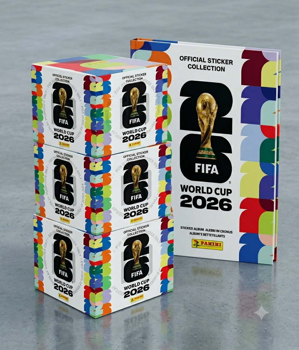 Panini FIFA Copa Mundial 2026 Album Tapa Dura + 3 x Cajas ENVIO MISMO DIA!