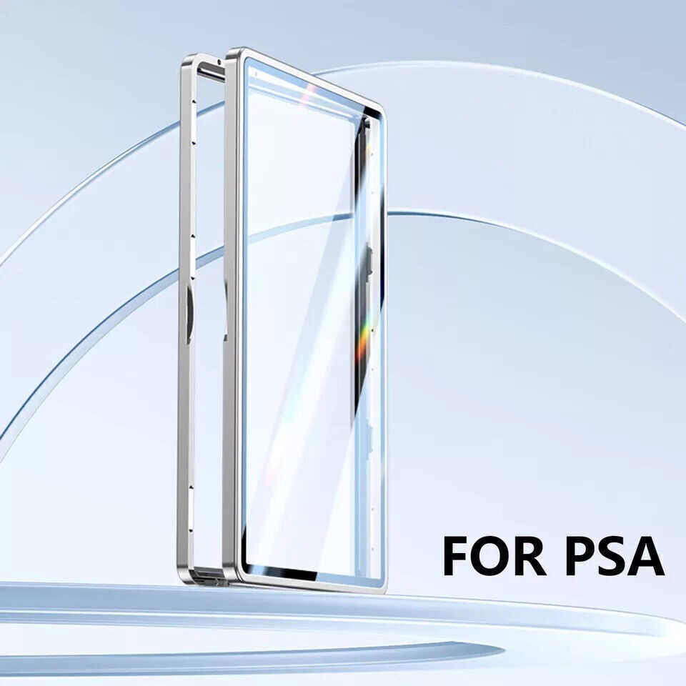 5PCS Magnetic Metal Slabs Protector for PSA Graded Cards Stackable Case Sleeves