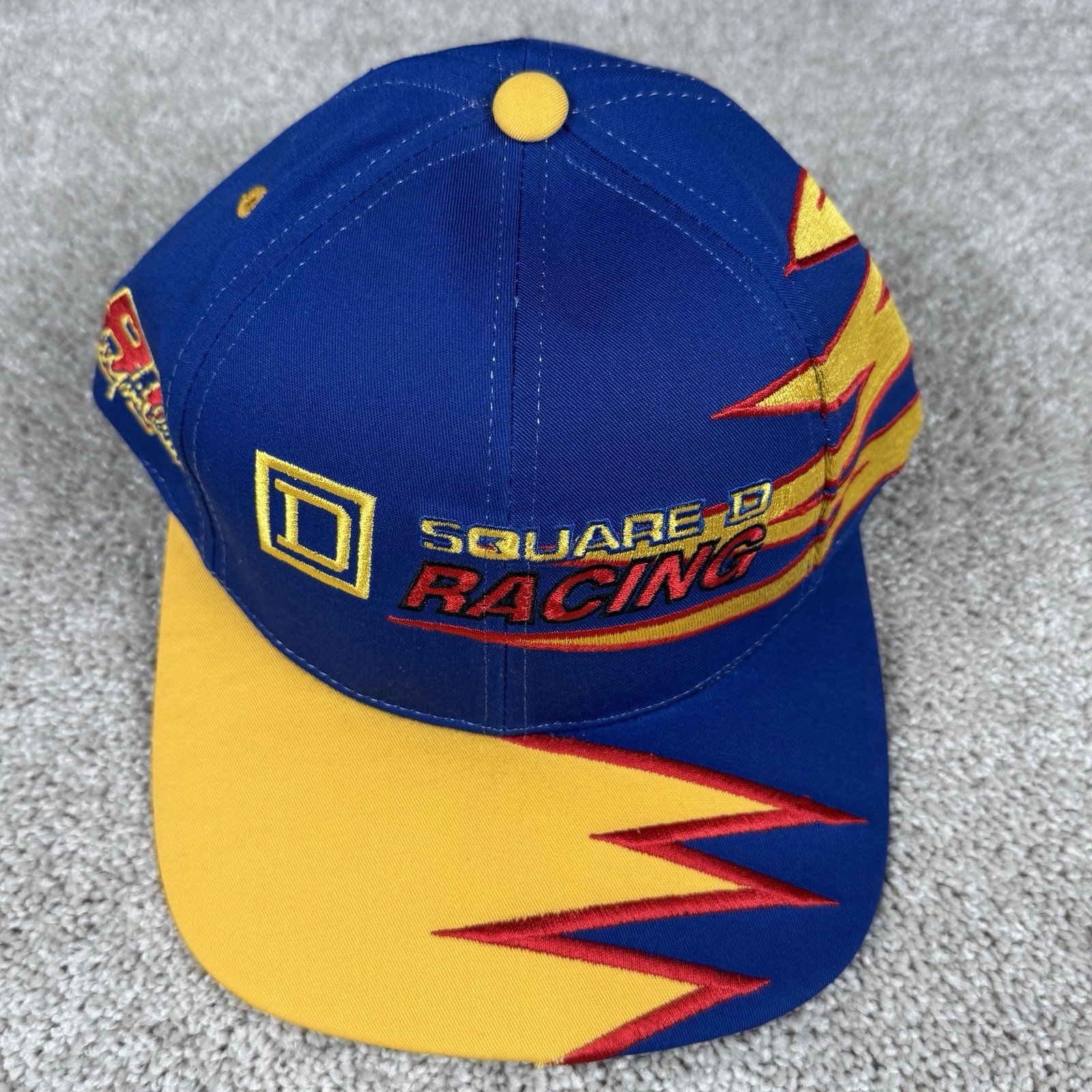 Vintage Square D Racing Kenny Wallace #81 Nascar H3 Sportswear Snapback Hat Cap