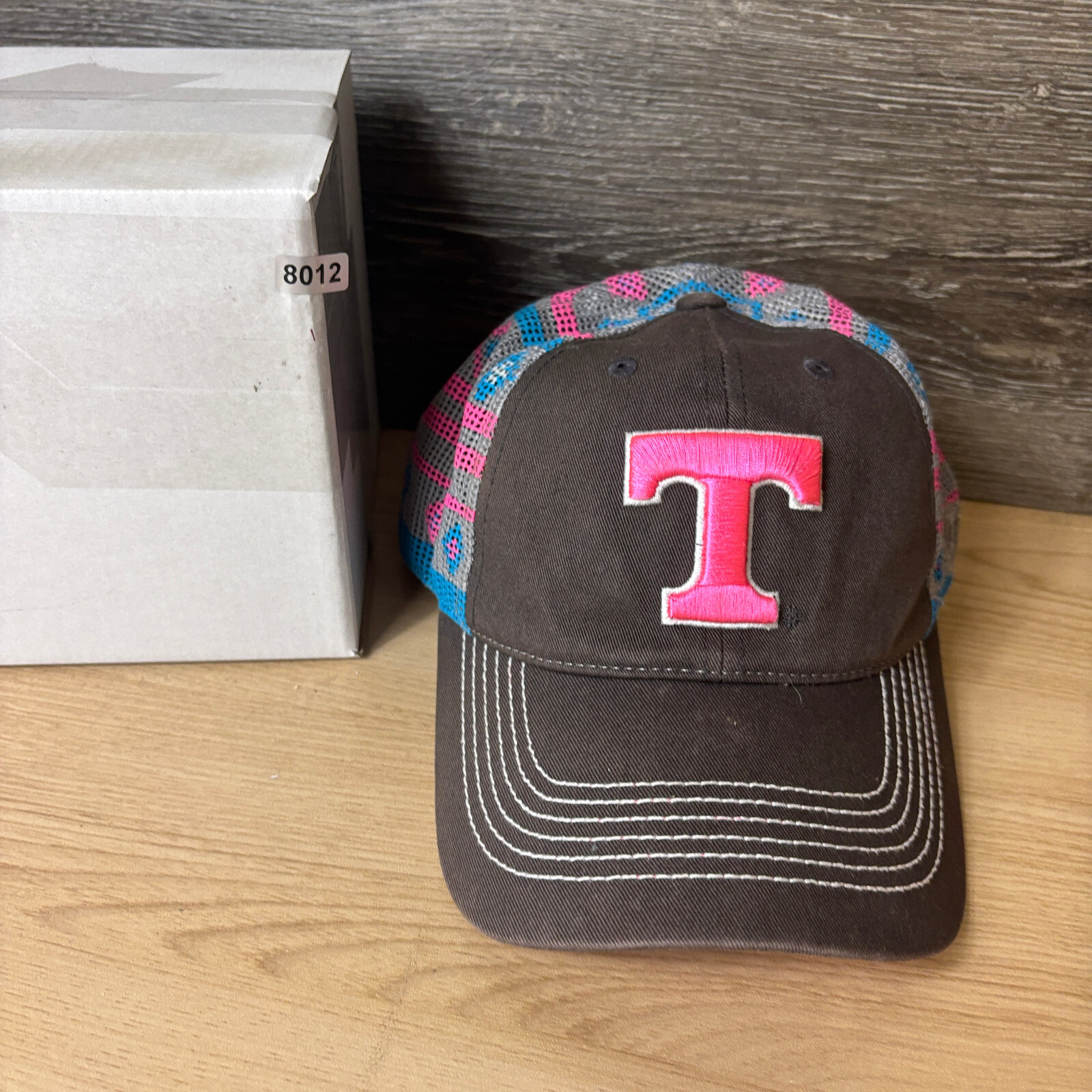 Tennessee Volunteers Hat Cap Snap Back Womens Gray Pink Blue Top of the World