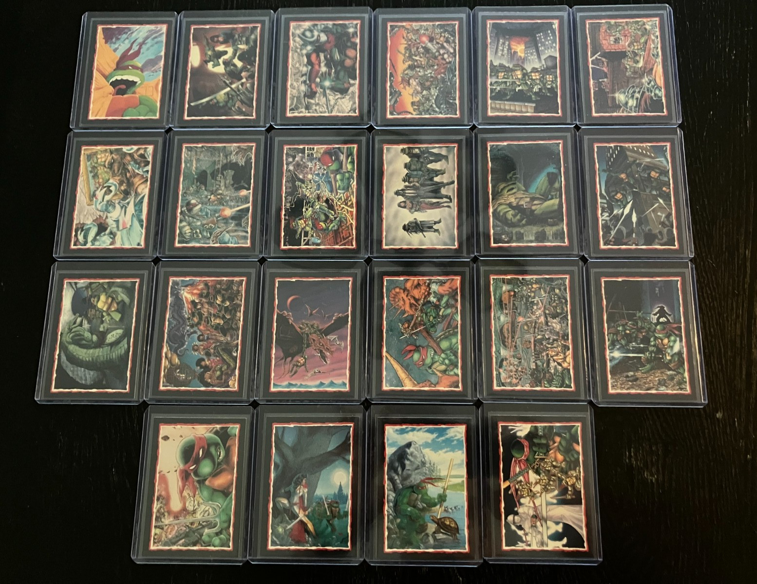 1989 Teenage Mutant Ninja Turtles Collectors Edition Bonus Cards : Lot of 22