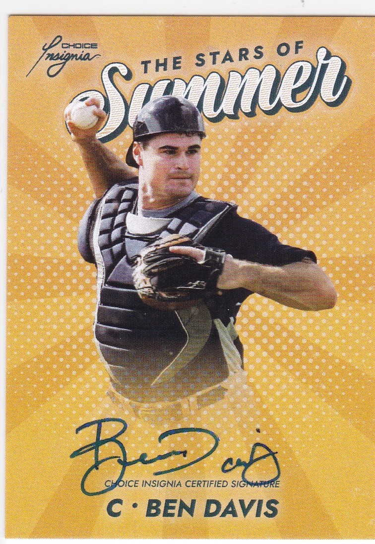 Ben Davis Auto 2026 Choice Stars Of Summer On Card