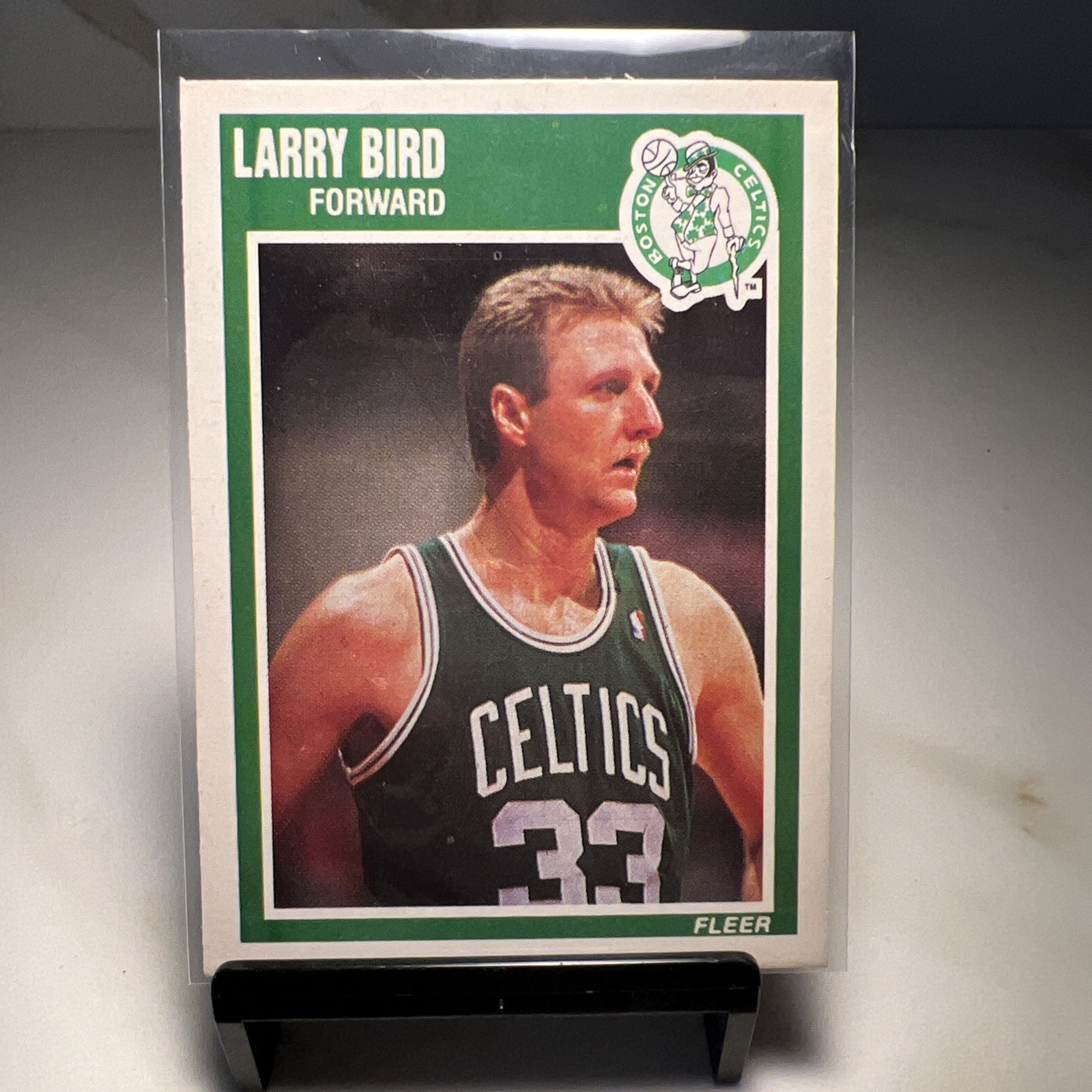 LARRY BIRD 1989-90 FLEER #8 BOSTON CELTICS HOF (E)🏀🔥