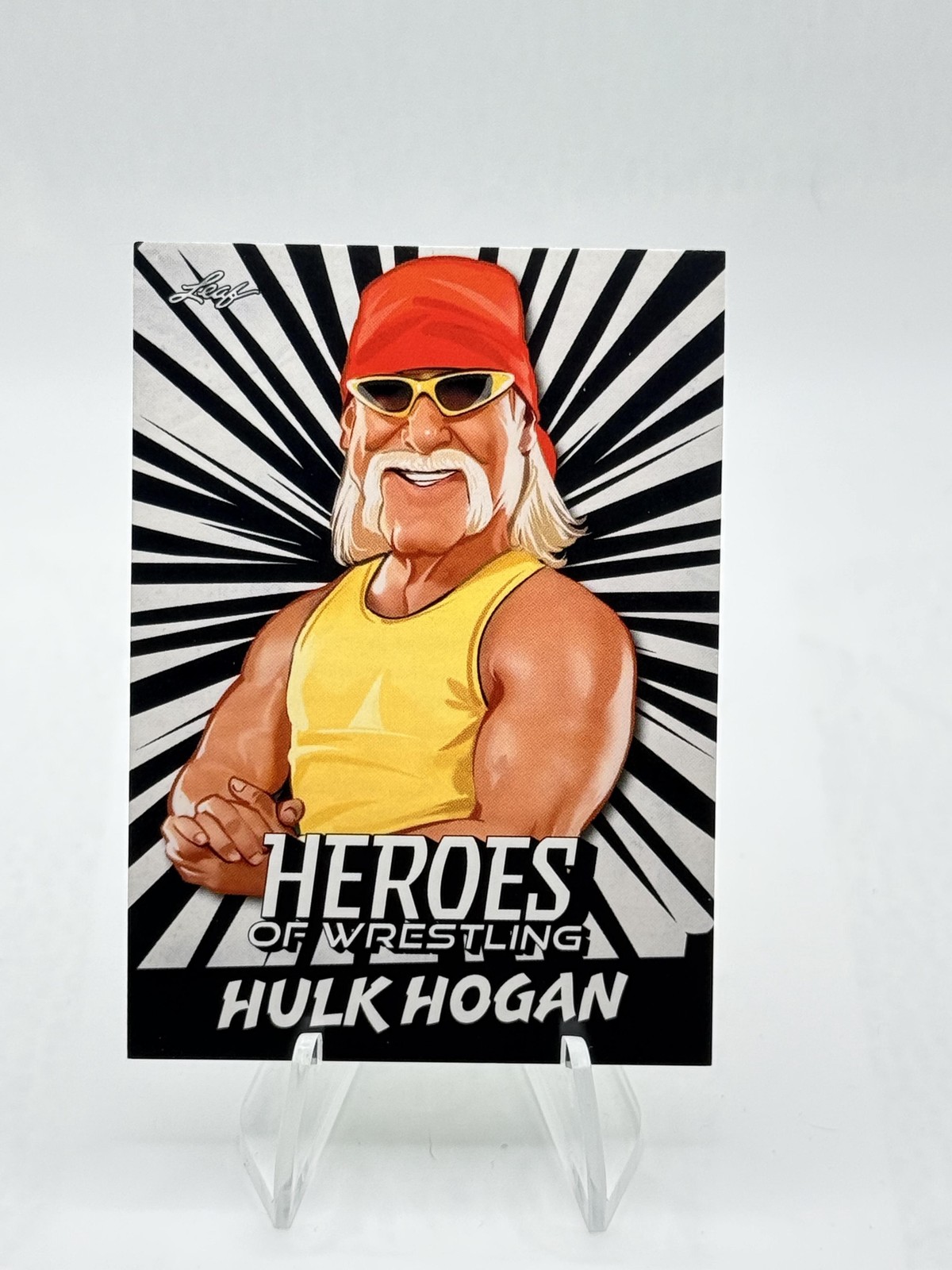 2023 Leaf Heroes of Wrestling Hulk Hogan WWE #B-4 White