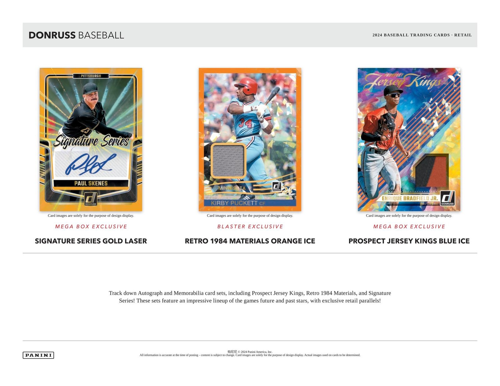 2024 PANINI DONRUSS BASEBALL MEGA BOX