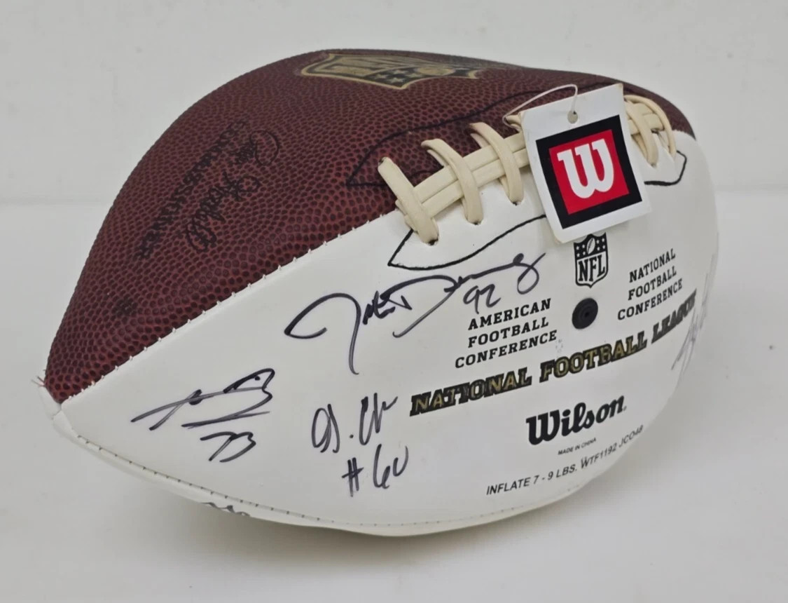 2010 Miami Dolphins Team Signed Wilson The Duke WTF1192 NFL Footbal (Brand New)