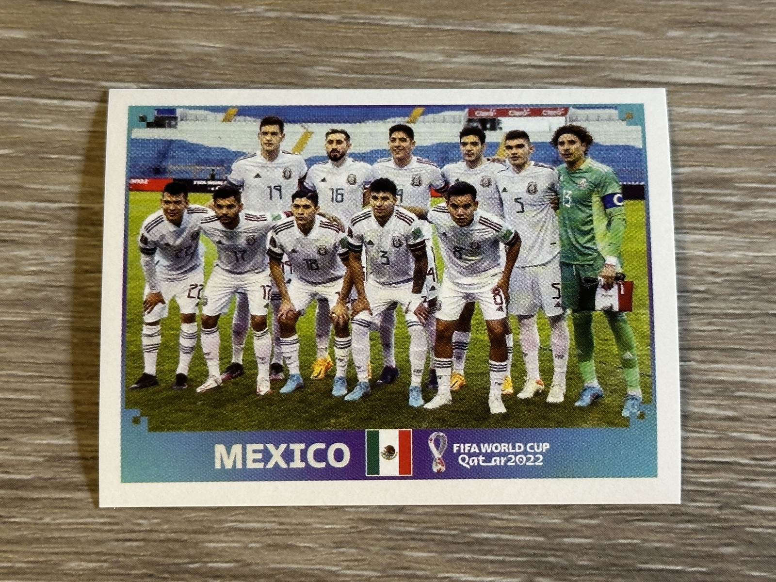 Team Photo 2022 Panini FIFA World Cup: Qatar #MEX1 Mexico boxa