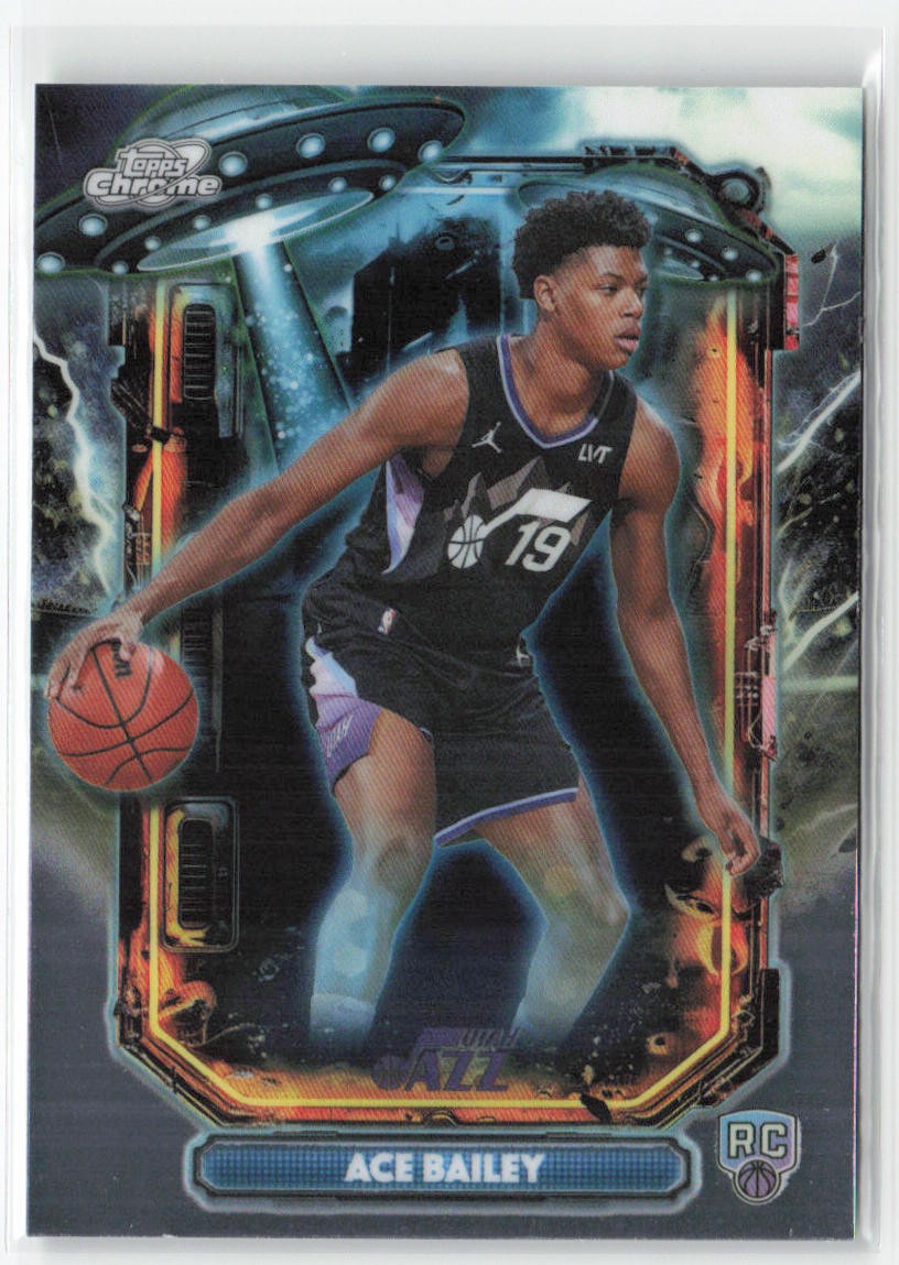 Ace Bailey 2025-26 Topps Chrome Cosmic Extraterrestrial Talent #ET-13 Jazz RC