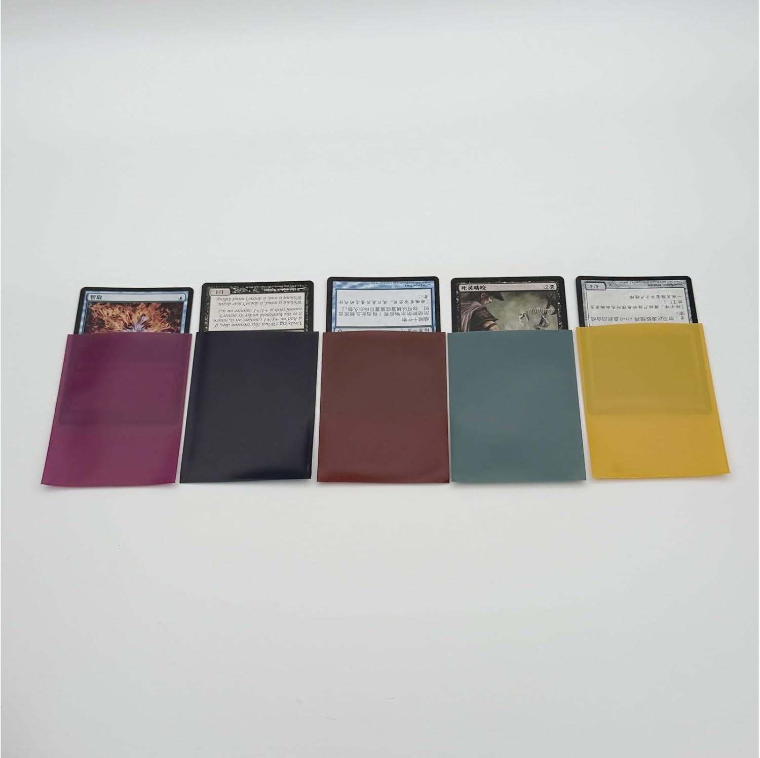 Vibrant 500pcs Card Protector Sleeves – 67mm x 91mm, Acid-Free & Durable