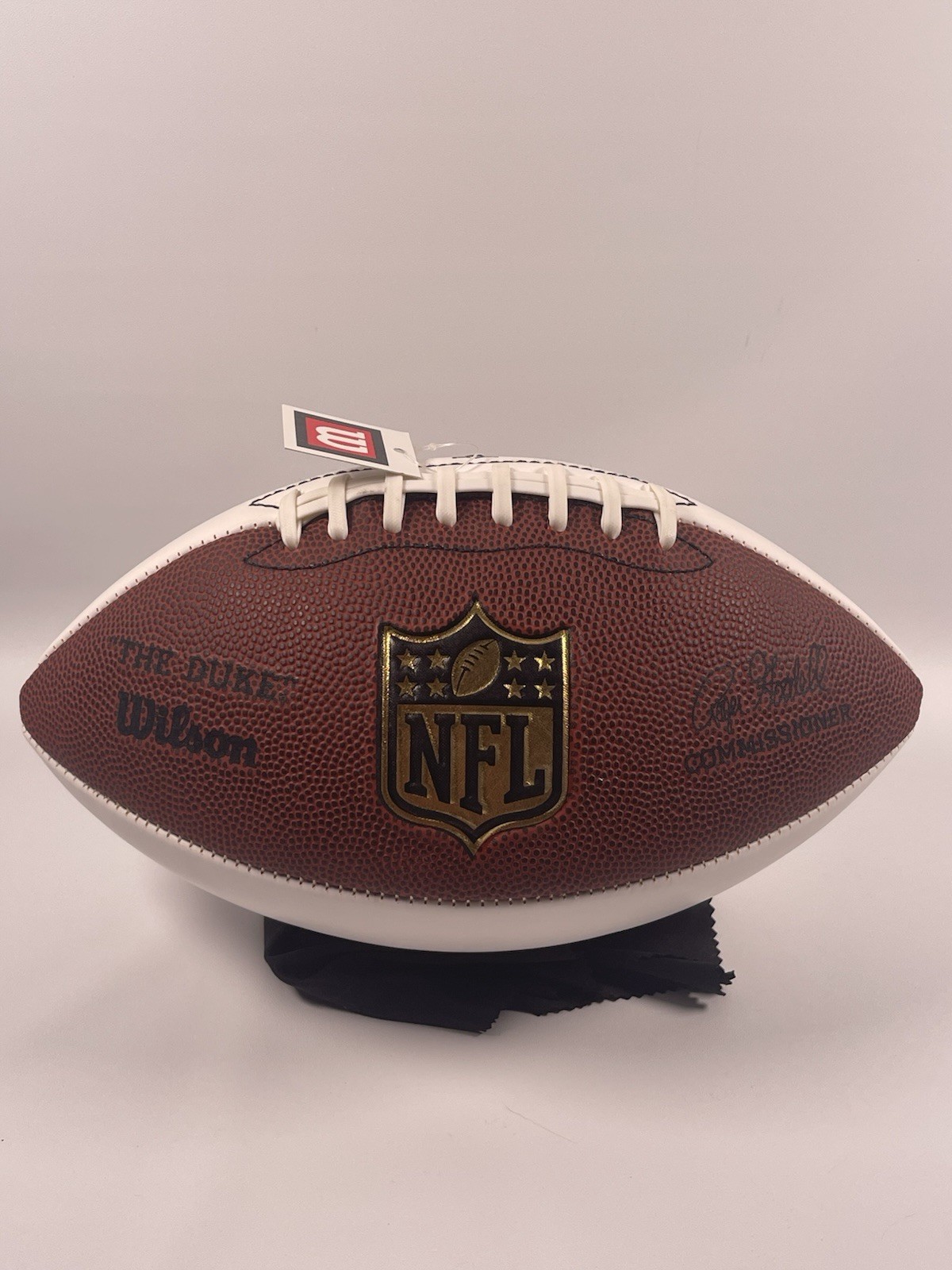 Wilson The Duke Official Full Size NFL Autograph White Panel Football WTF1192