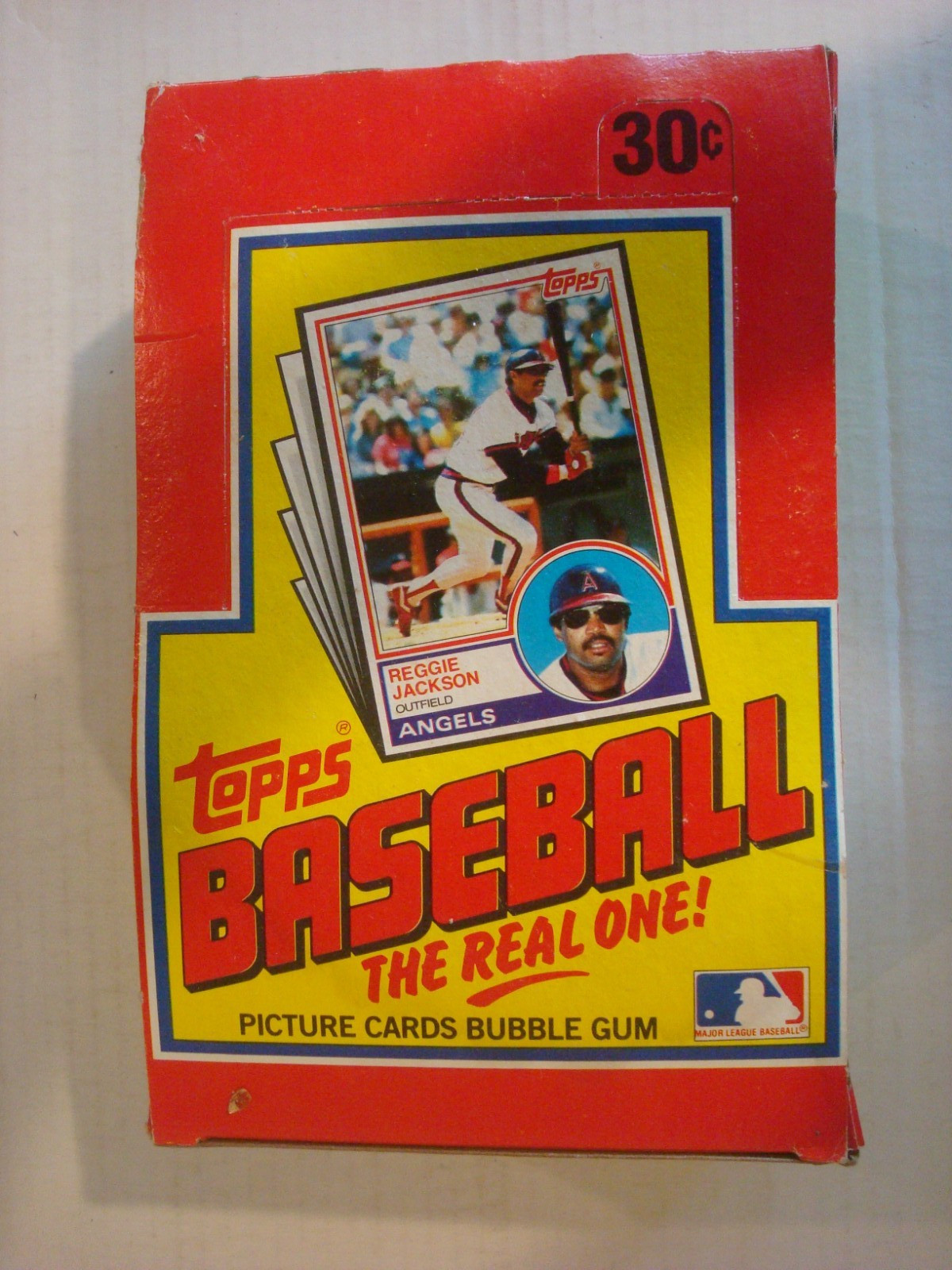 1983 Topps Baseball “MICHIGAN TEST PACK” DISPLAY BOX – EMPTY – BEAUTIFUL – RARE