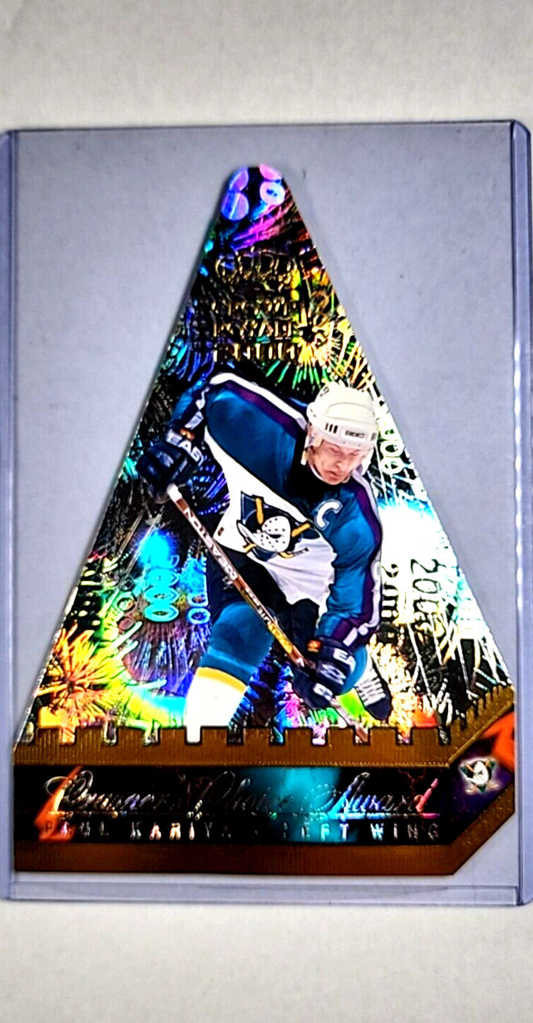 1999 1999-00 Pacific Crown Royale Cramer’s Choice Award Jumbos 1 Paul Kariya HOF