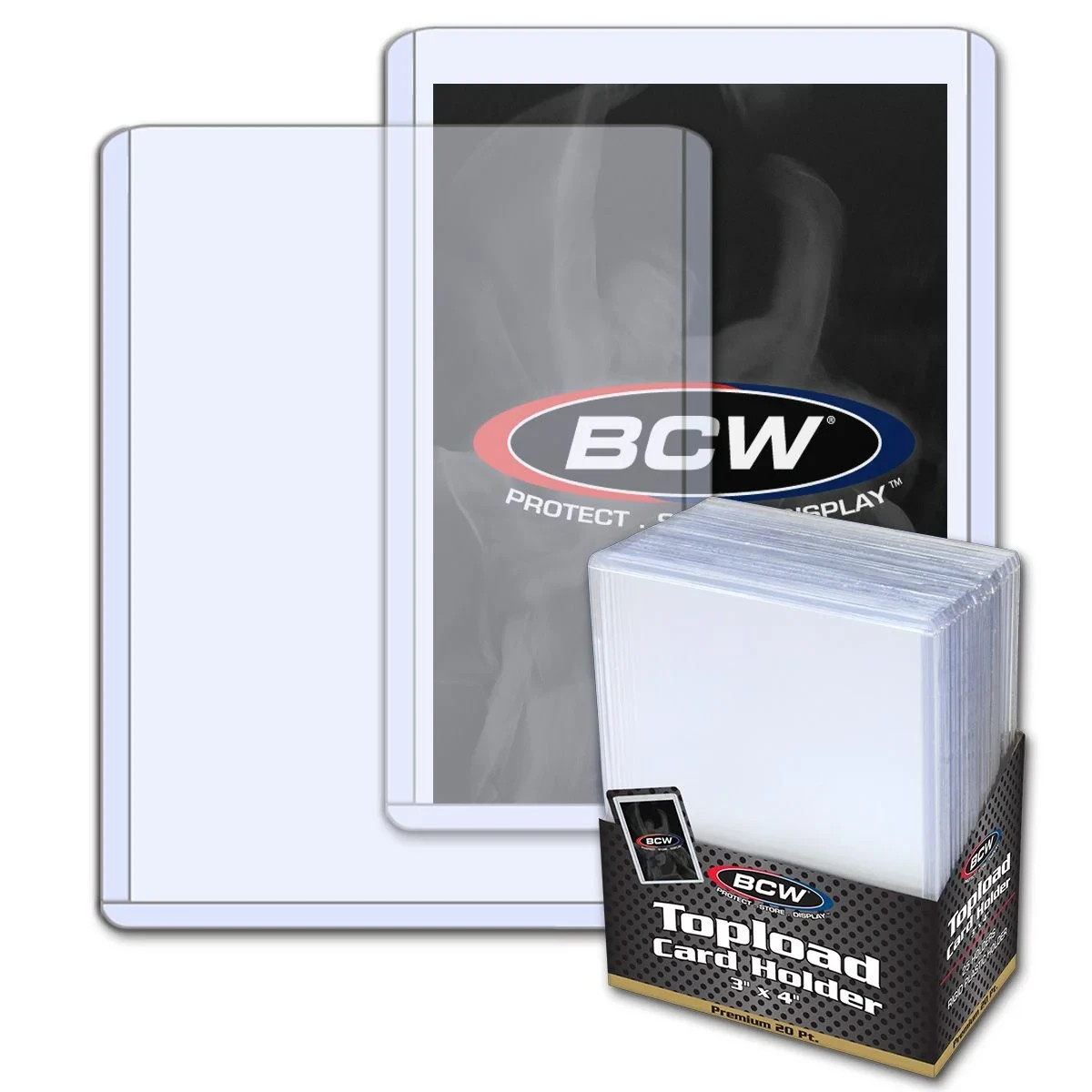 YOU PICK! BCW Top Loaders 20 35 59 79 108 138 168 197 240 360 pt & Sleeves