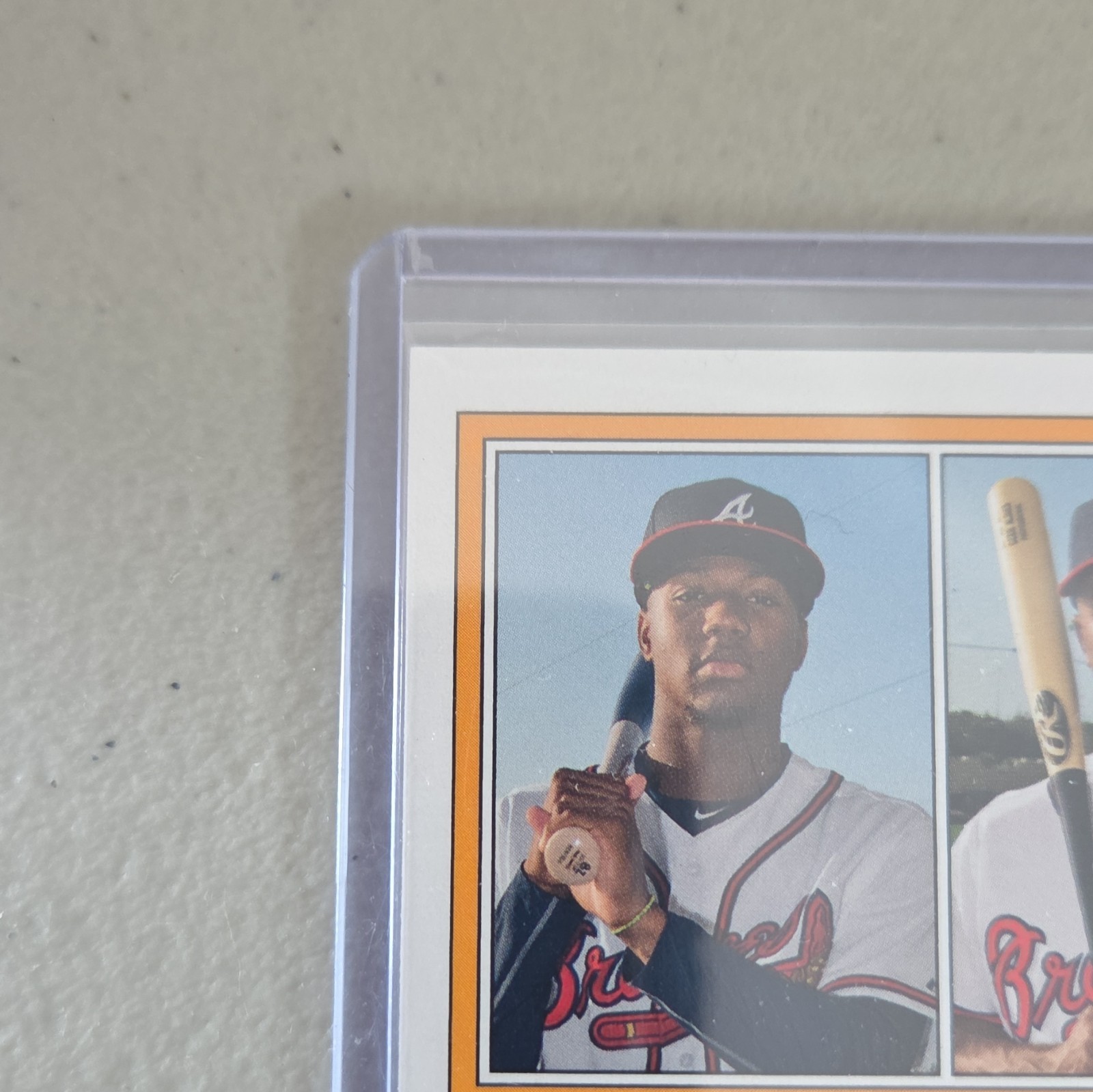 2018 Topps Archives Braves Future Stars 1981 Design FS-BRA Acuña Albies