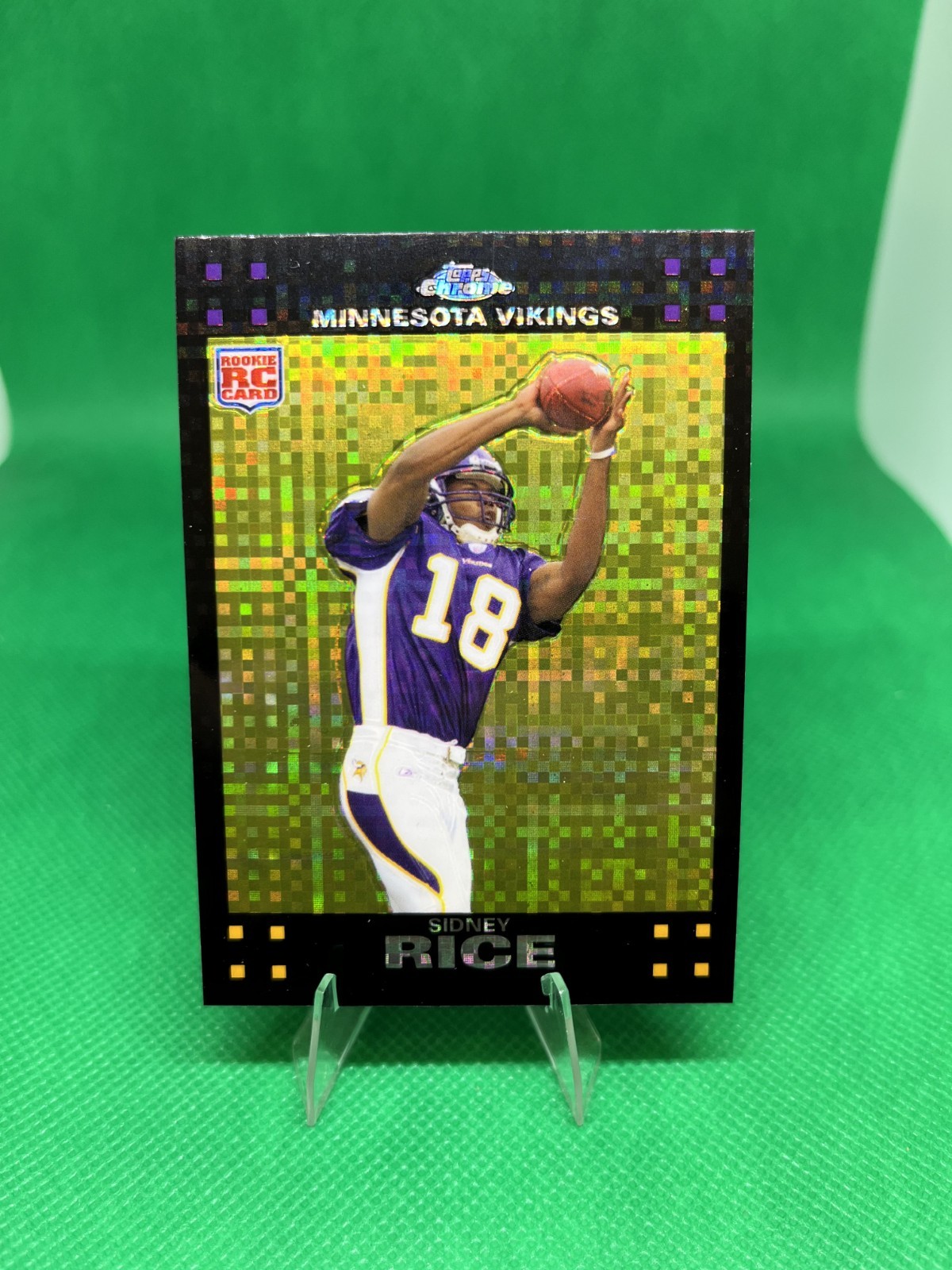2007 Topps Chrome Sidney Rice RC X-Fractor Minnesota Vikings #TC204